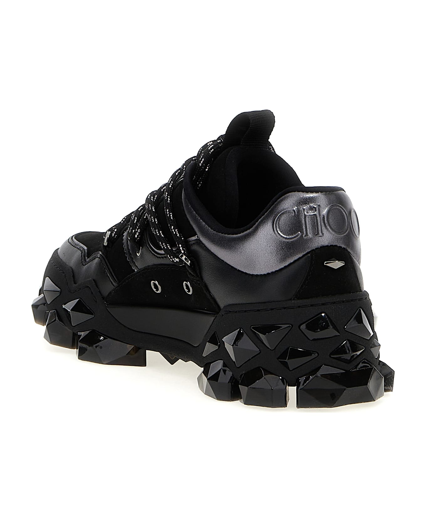Jimmy Choo 'diamond X' Sneakers - Black  