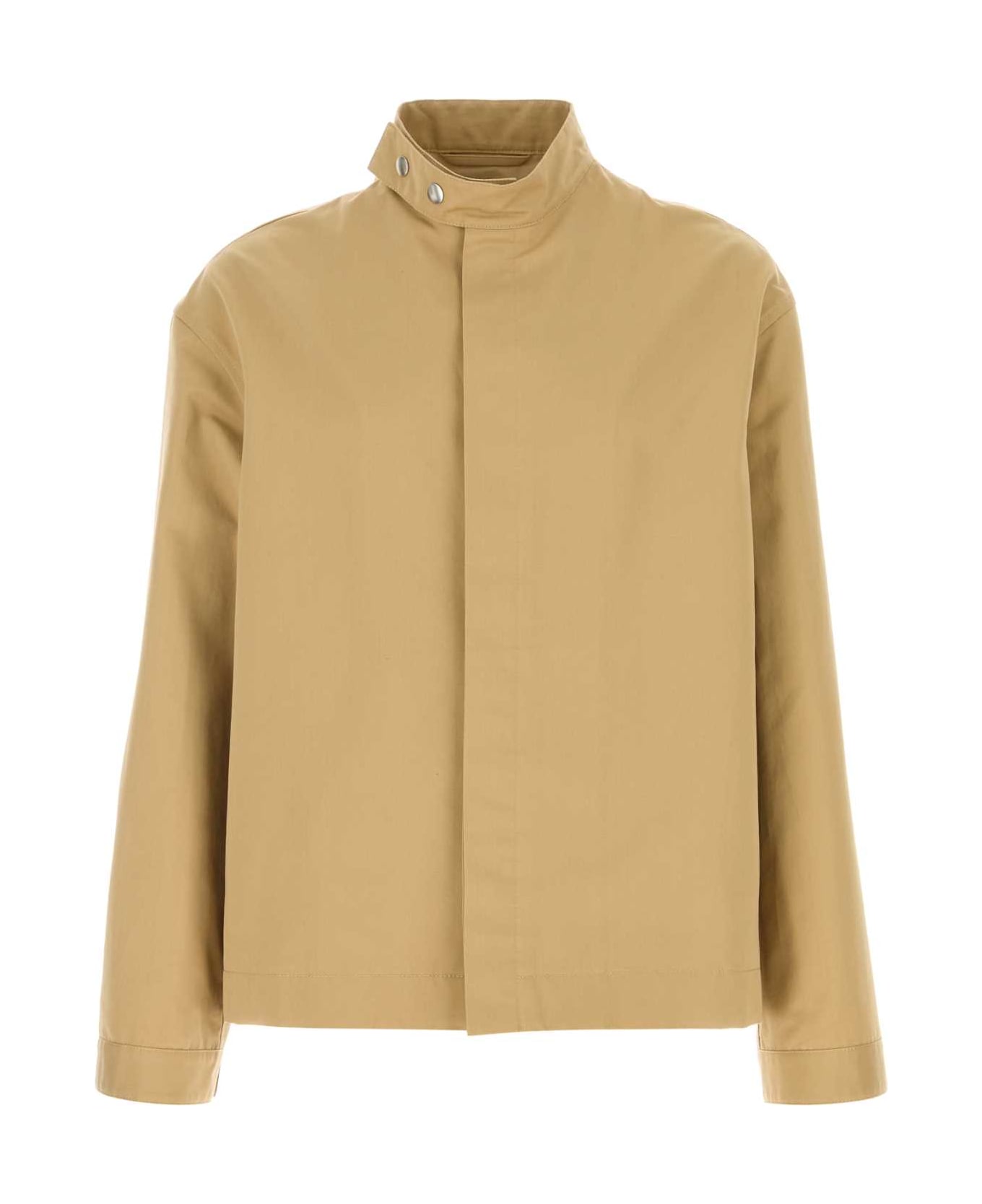Jil Sander Beige Cotton Blend Jacket - 235