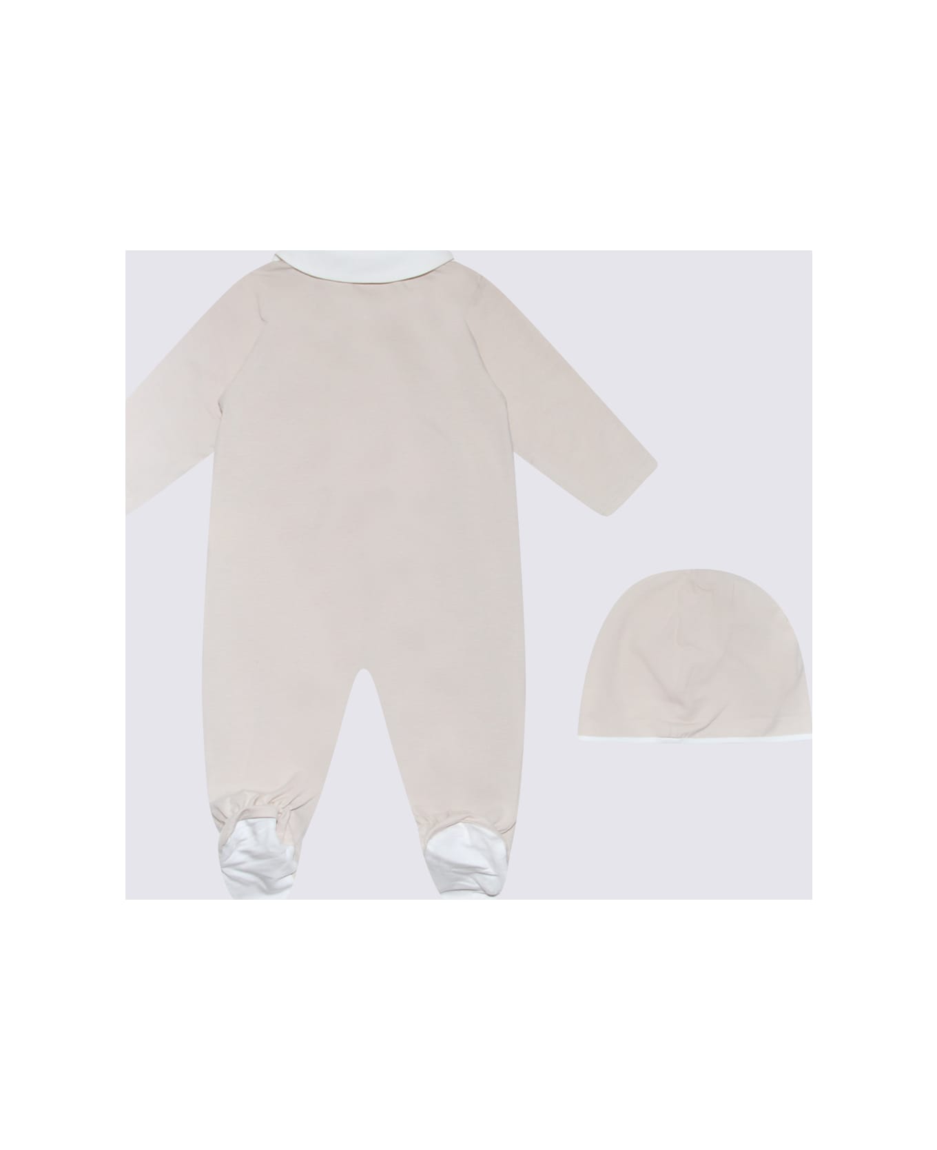 Fendi Beige Cotton Two Pieces Suit - BEIGE BABY