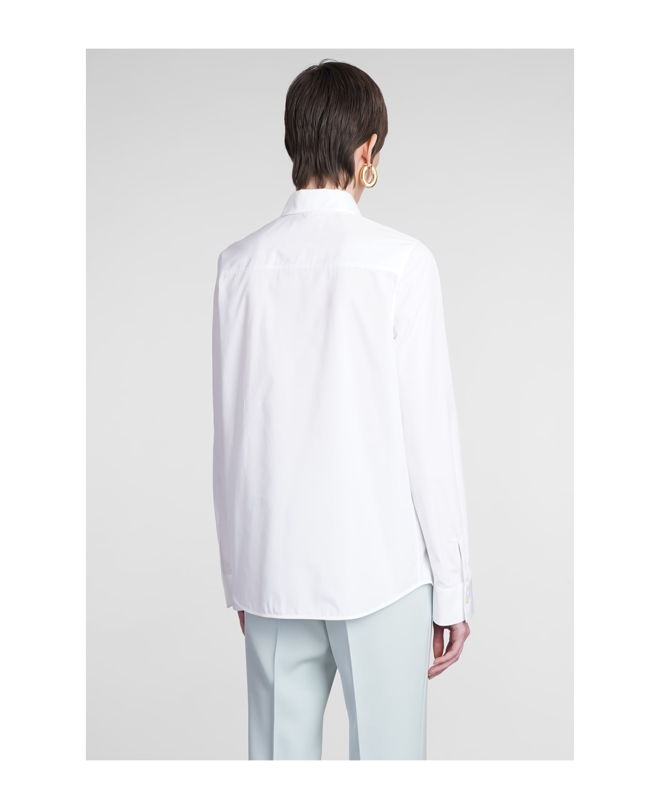 Jil Sander Cotton Poplin Shirt - OPTIC WHITE