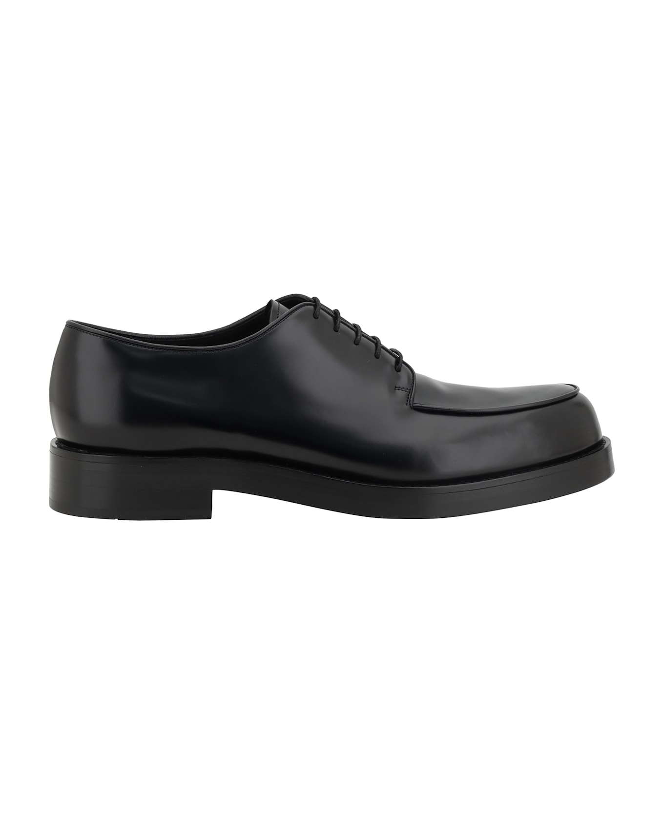 Prada Lace Up Shoes - Black