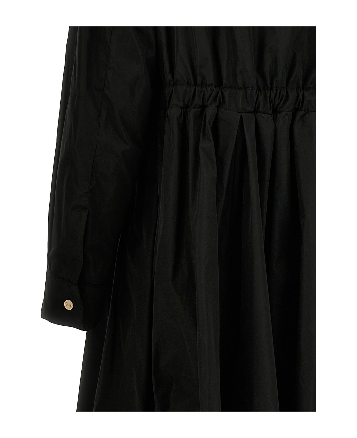 Herno Nylon Maxi Dress - Black