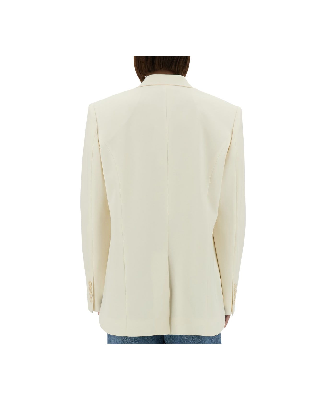 Stella McCartney "cropped" Blazer - WHITE