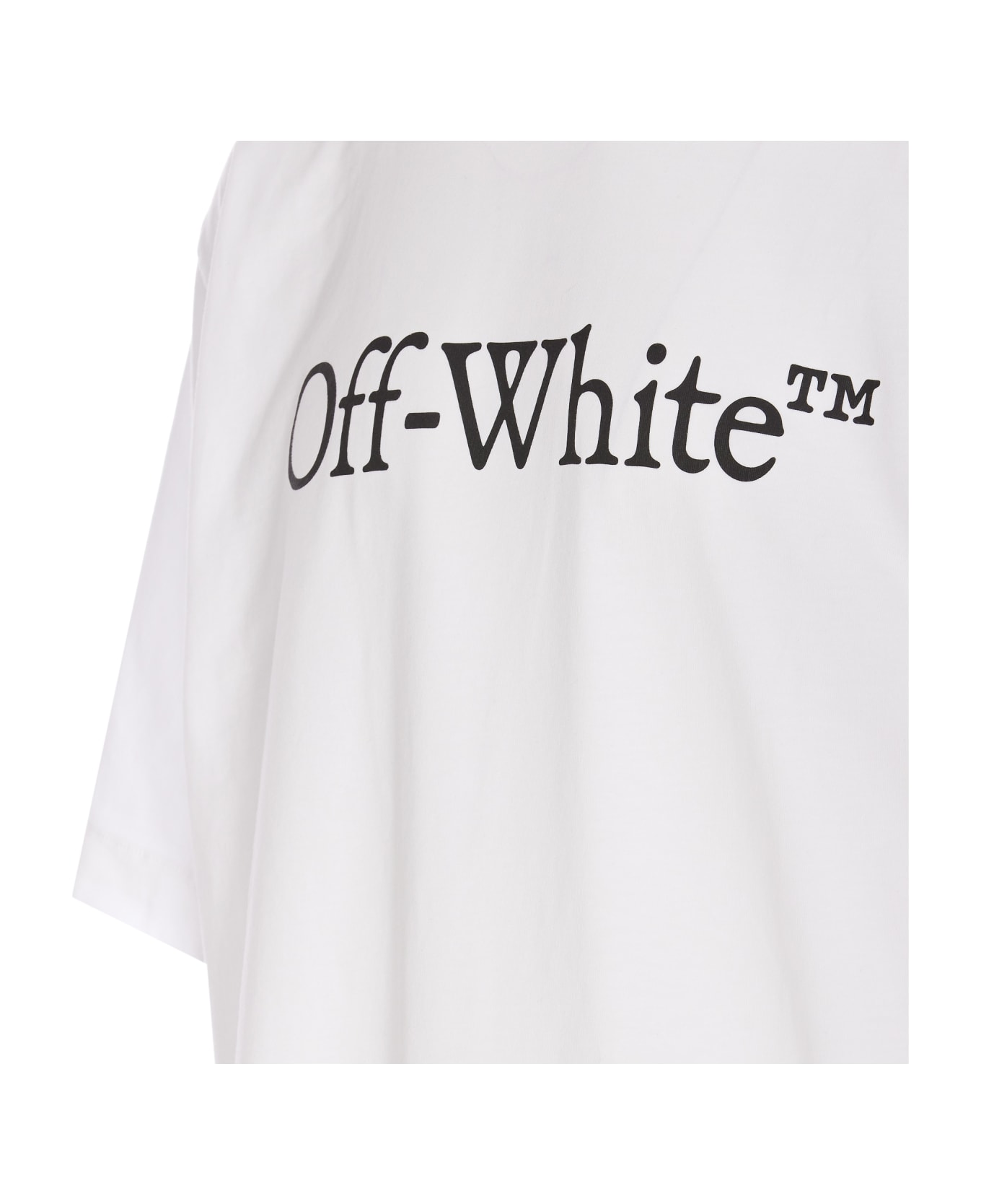 Off-White Logo Skate T-shirt - WHITE BLACK