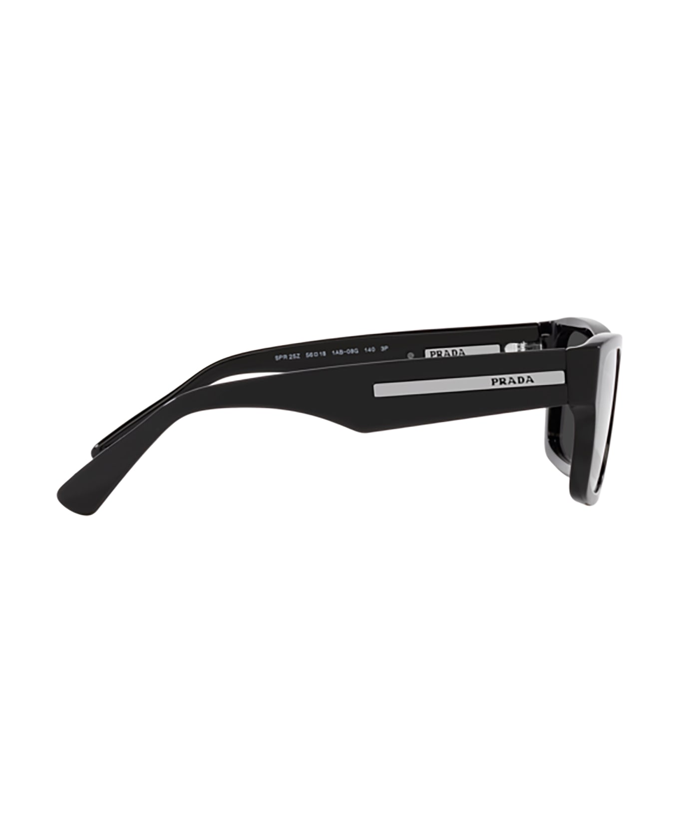 Prada Eyewear Pr 25zs Black Sunglasses - Black