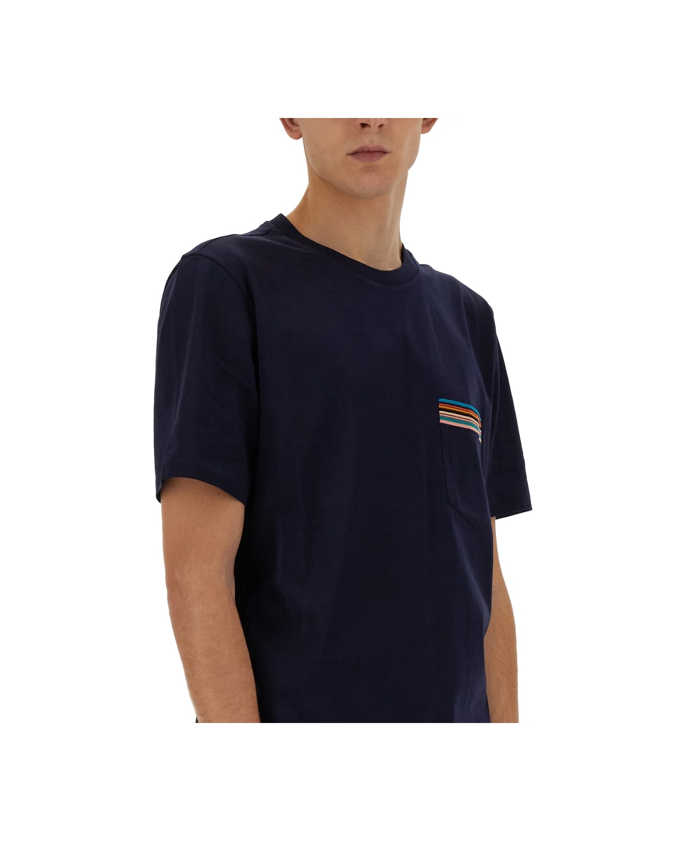 Paul Smith T-shirt With Logo - BLUE