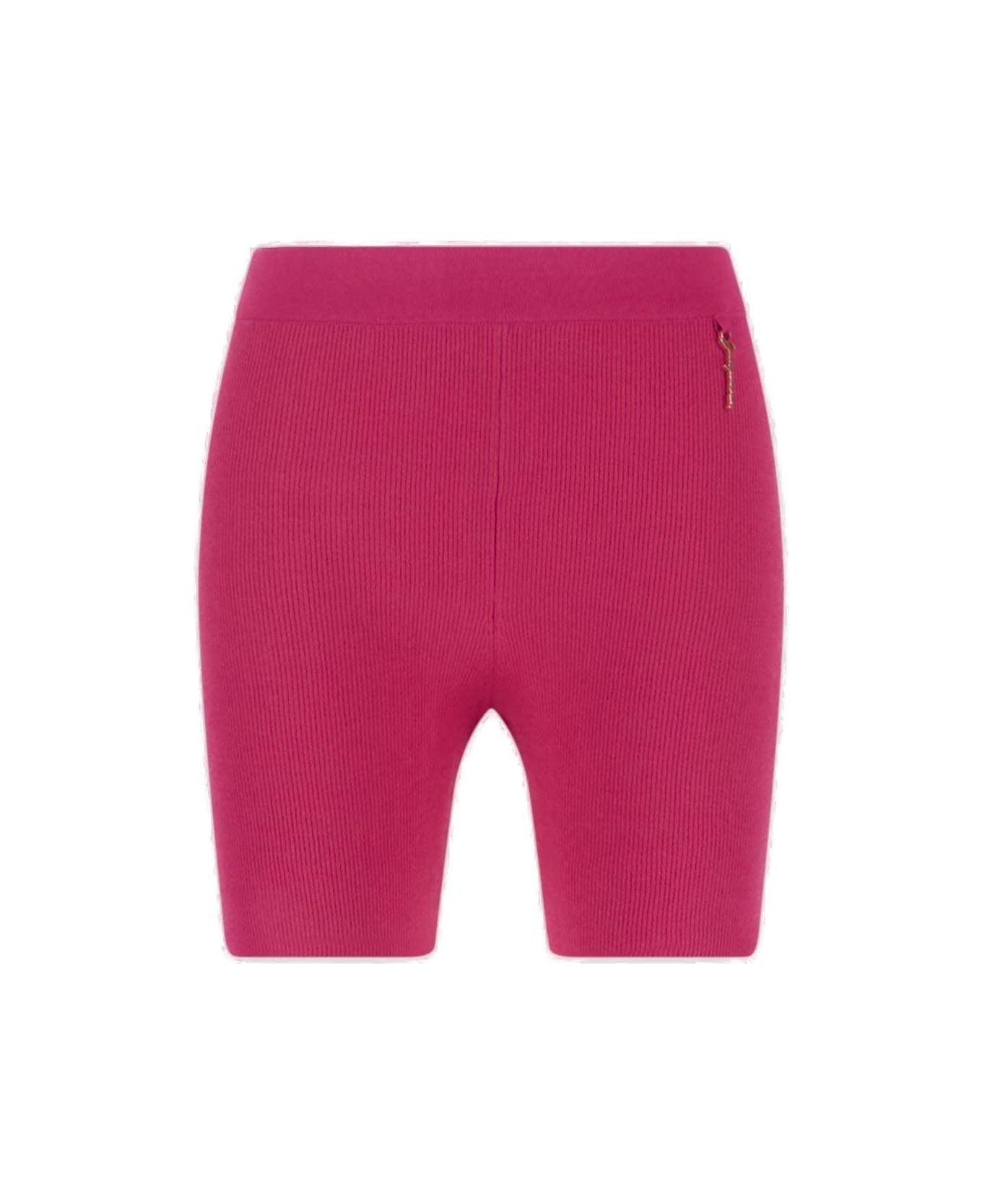Jacquemus Charm Logo Knit Shorts - Pink ショートパンツ