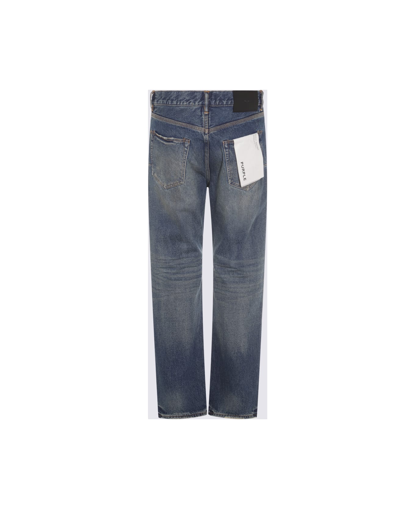 Purple Brand Dark Blue Calcium Powder Jeans - MID INDIGO