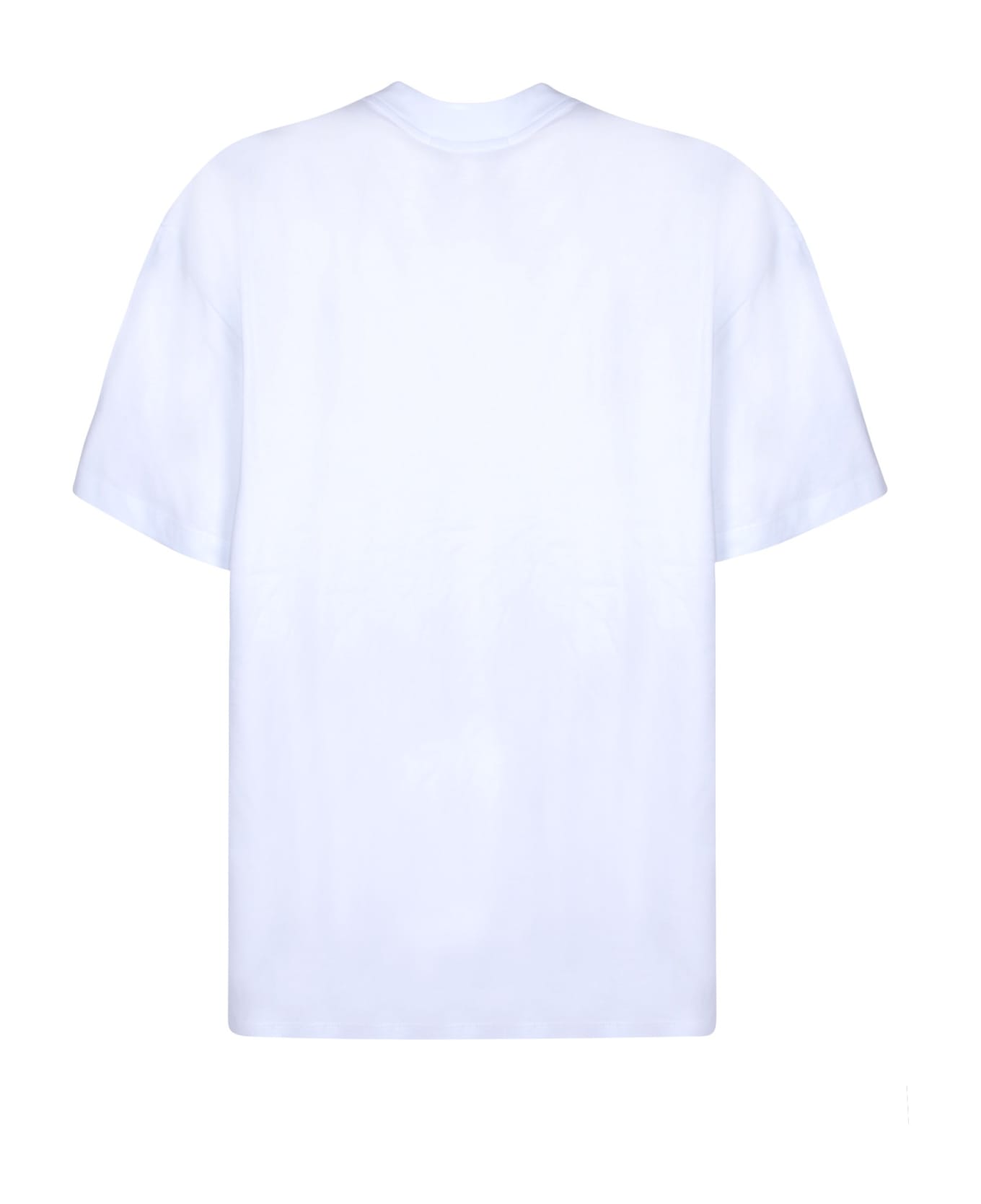 MSGM Sunset Patch White T-shirt - White シャツ