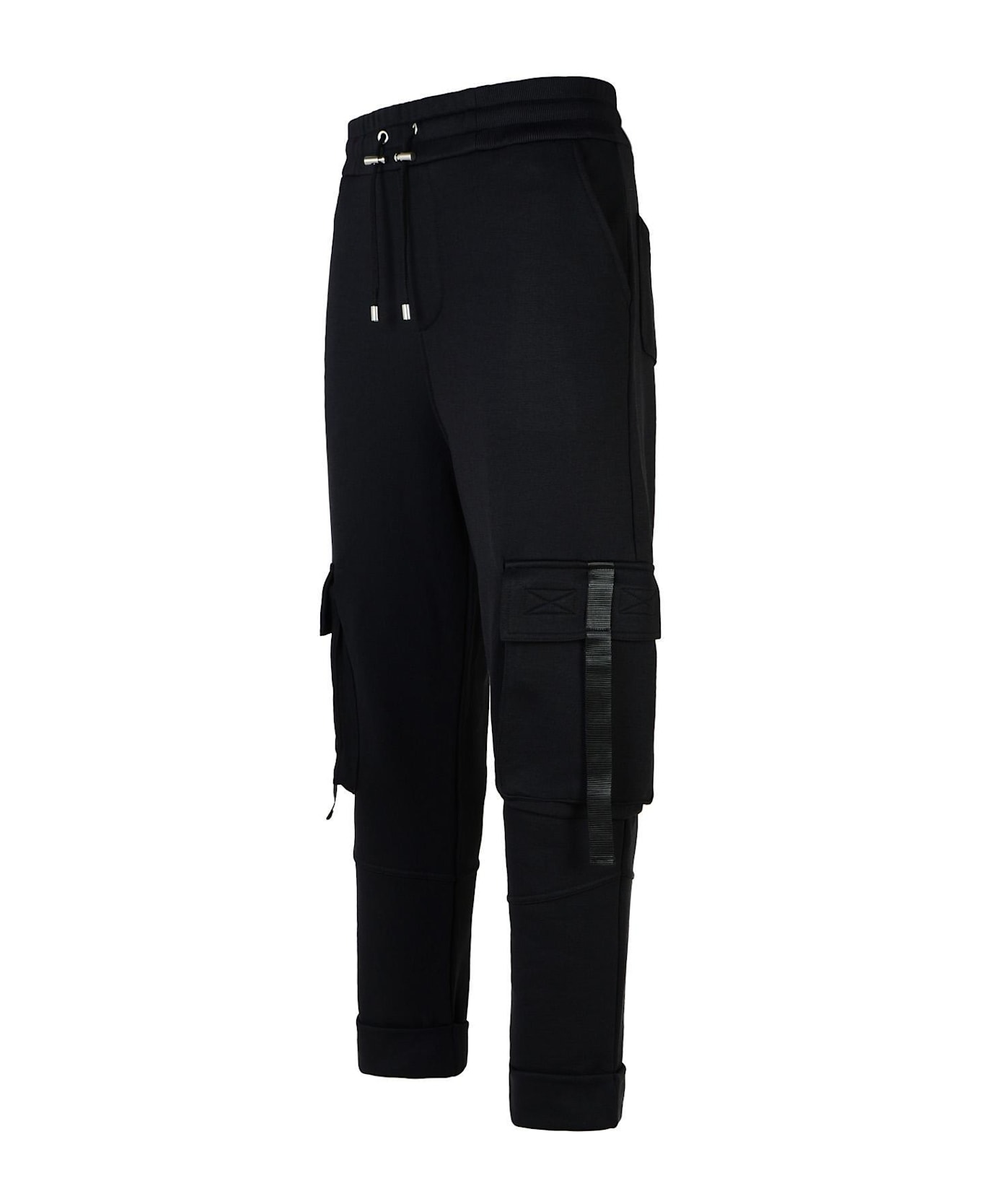 Balmain Pocket Detailed Drawstring Joggers - Black