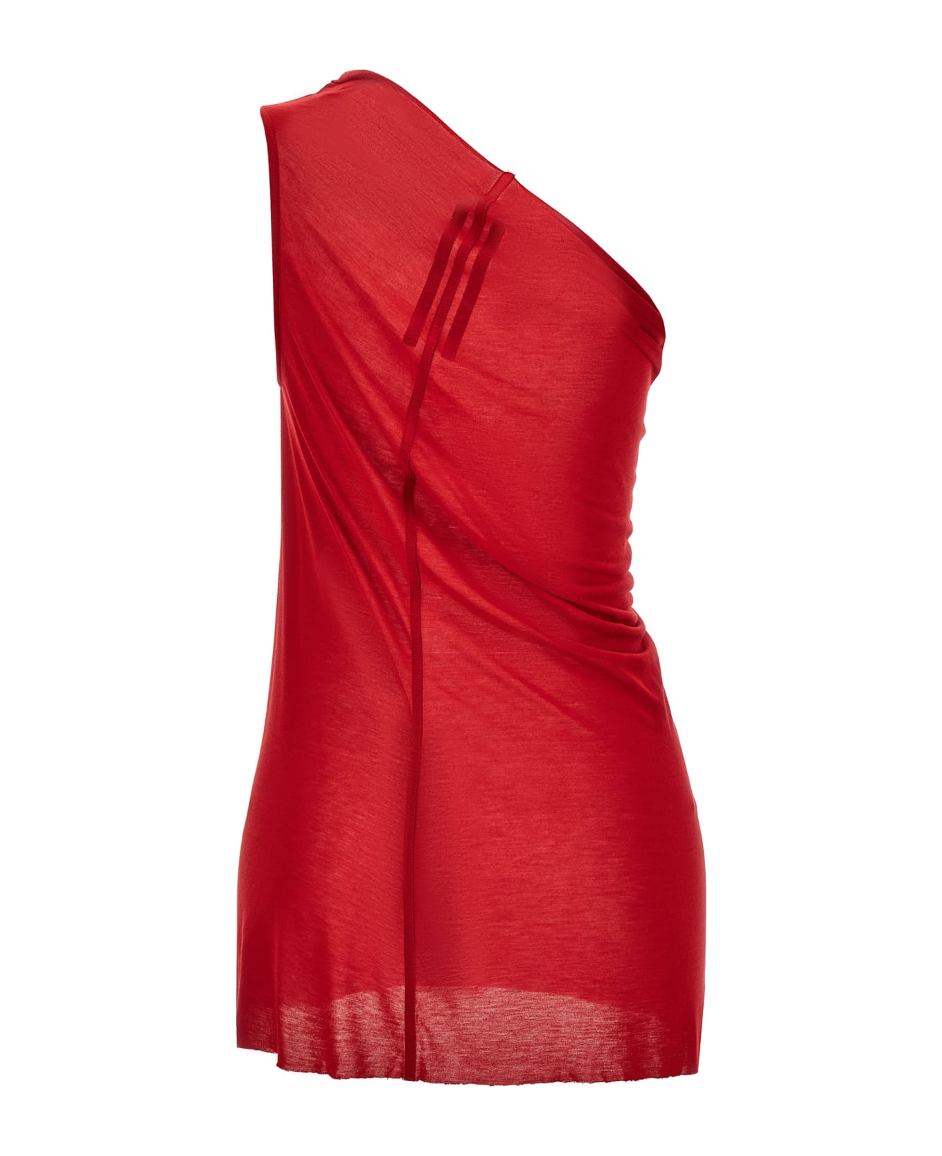 Rick Owens 'athena T' Top - Red