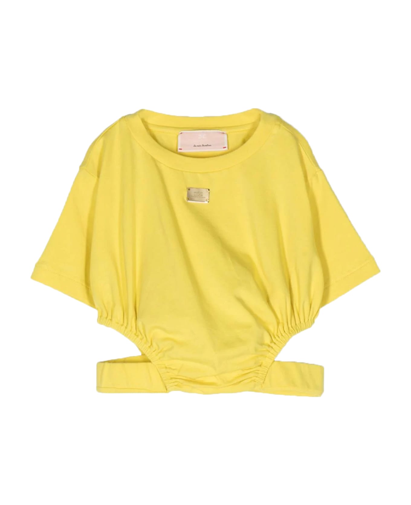 Elisabetta Franchi T-shirt - Yellow Tシャツ＆ポロシャツ