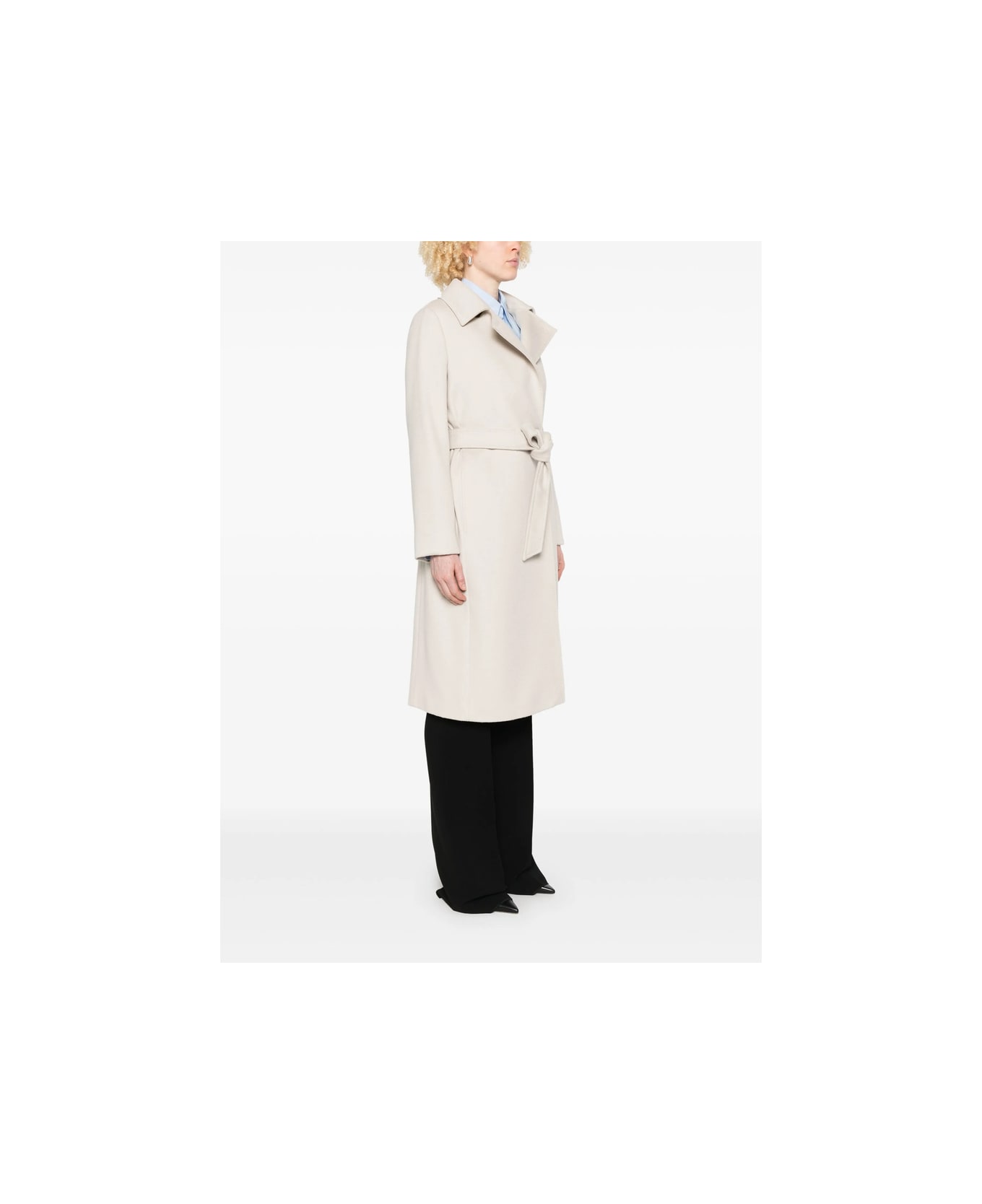Max Mara Studio Coat - WHITE