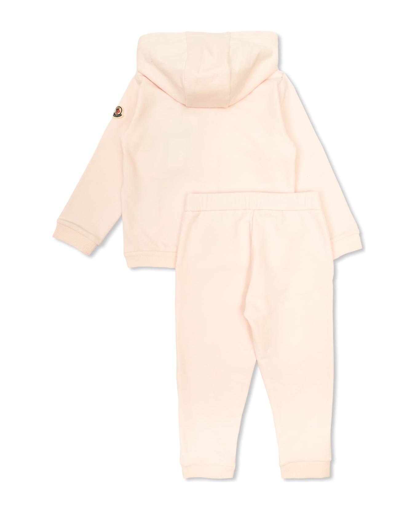 Moncler Enfant Tracksuit Set: Sweatshirt And Trousers - Pink