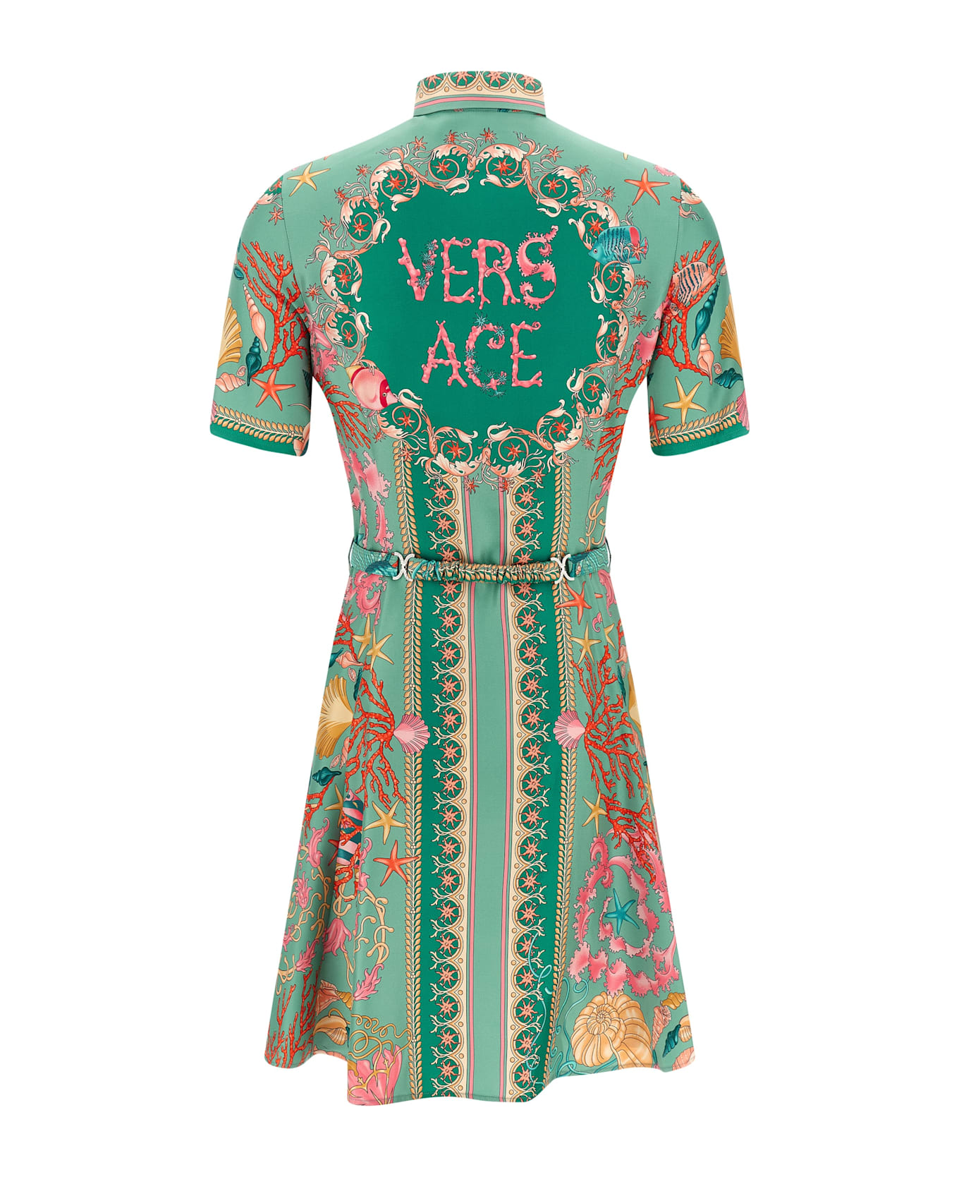Versace 
underwater Barocco
 Dress - Green