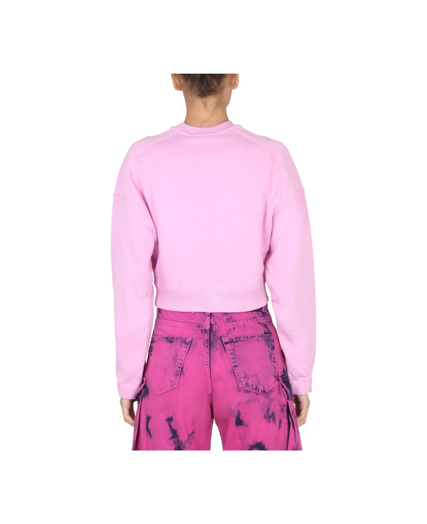 MSGM Sweatshirt With Logo - PINK