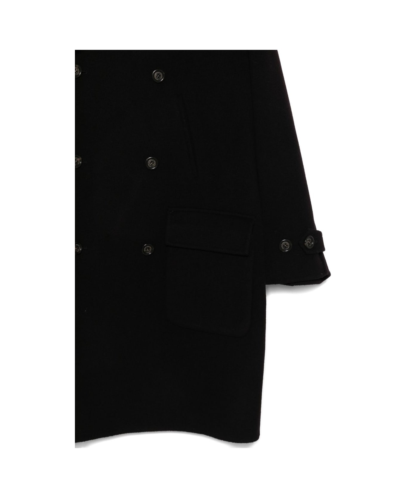 Paolo Pecora Double-breasted Coat - Brown