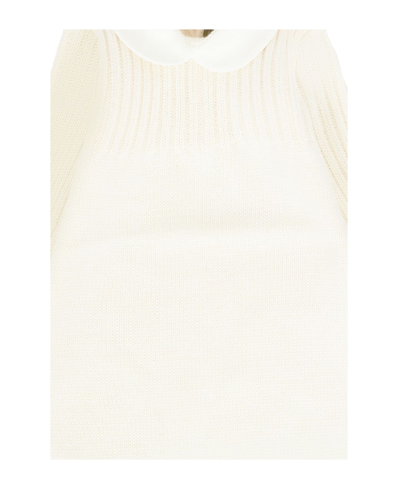 Little Bear Ivory Romper For Babykids - Ivory