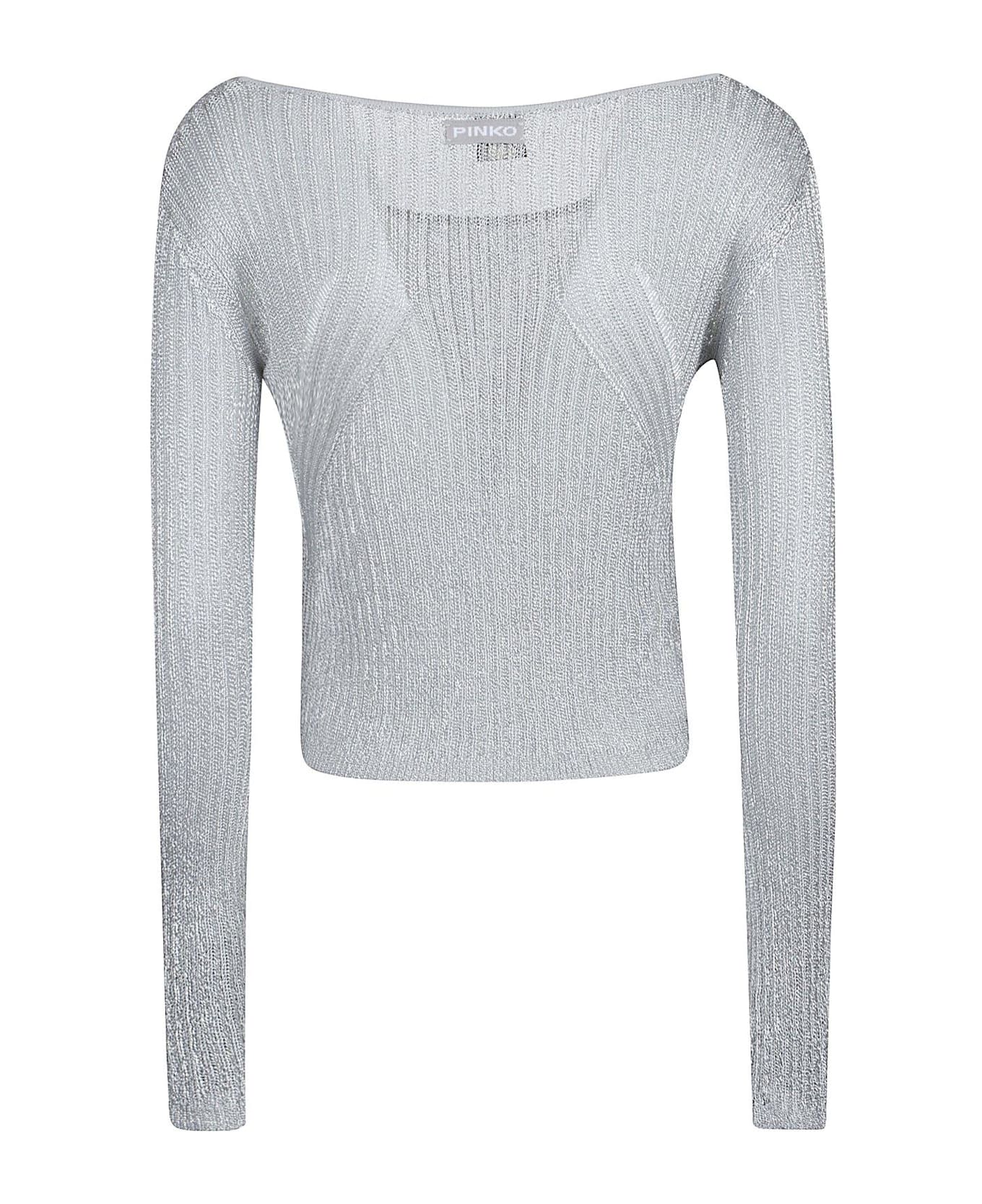 Pinko Crewneck Knitted Jumper - Grey