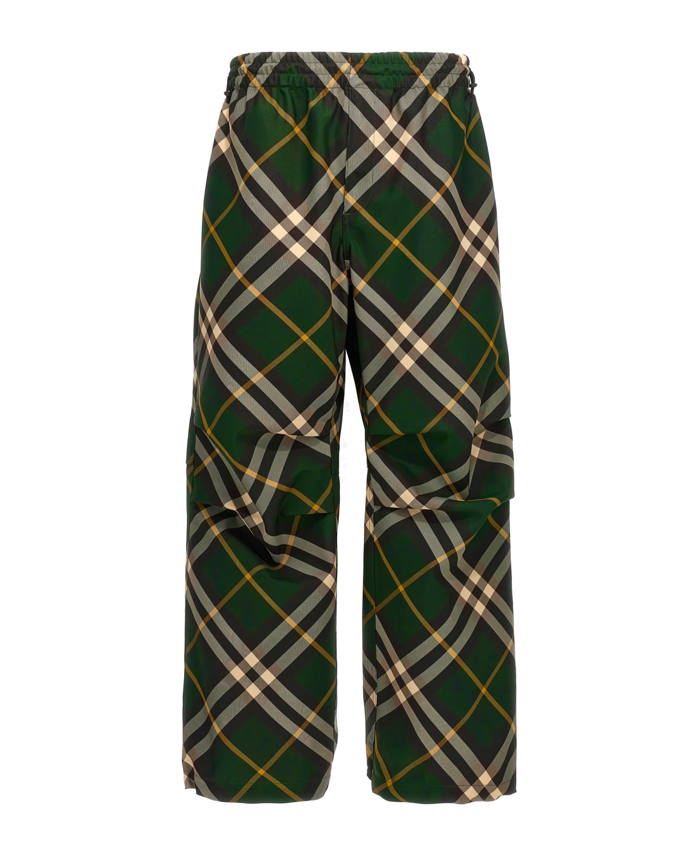 Burberry Check Pants - Green