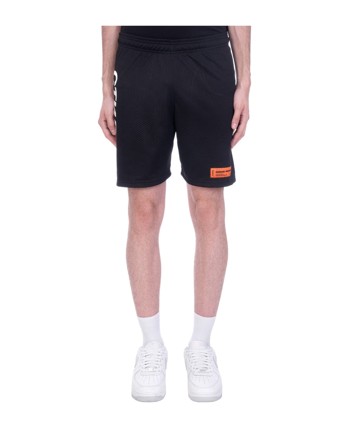 HERON PRESTON Ctnmb Basket Shorts - Black