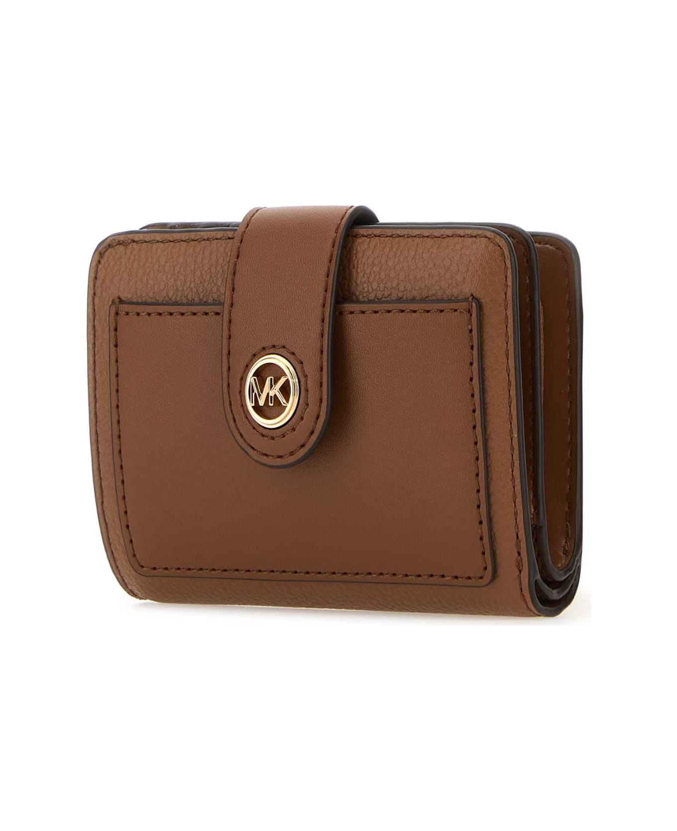 Michael Kors Camel Leather Wallet - LUGGAGE 財布