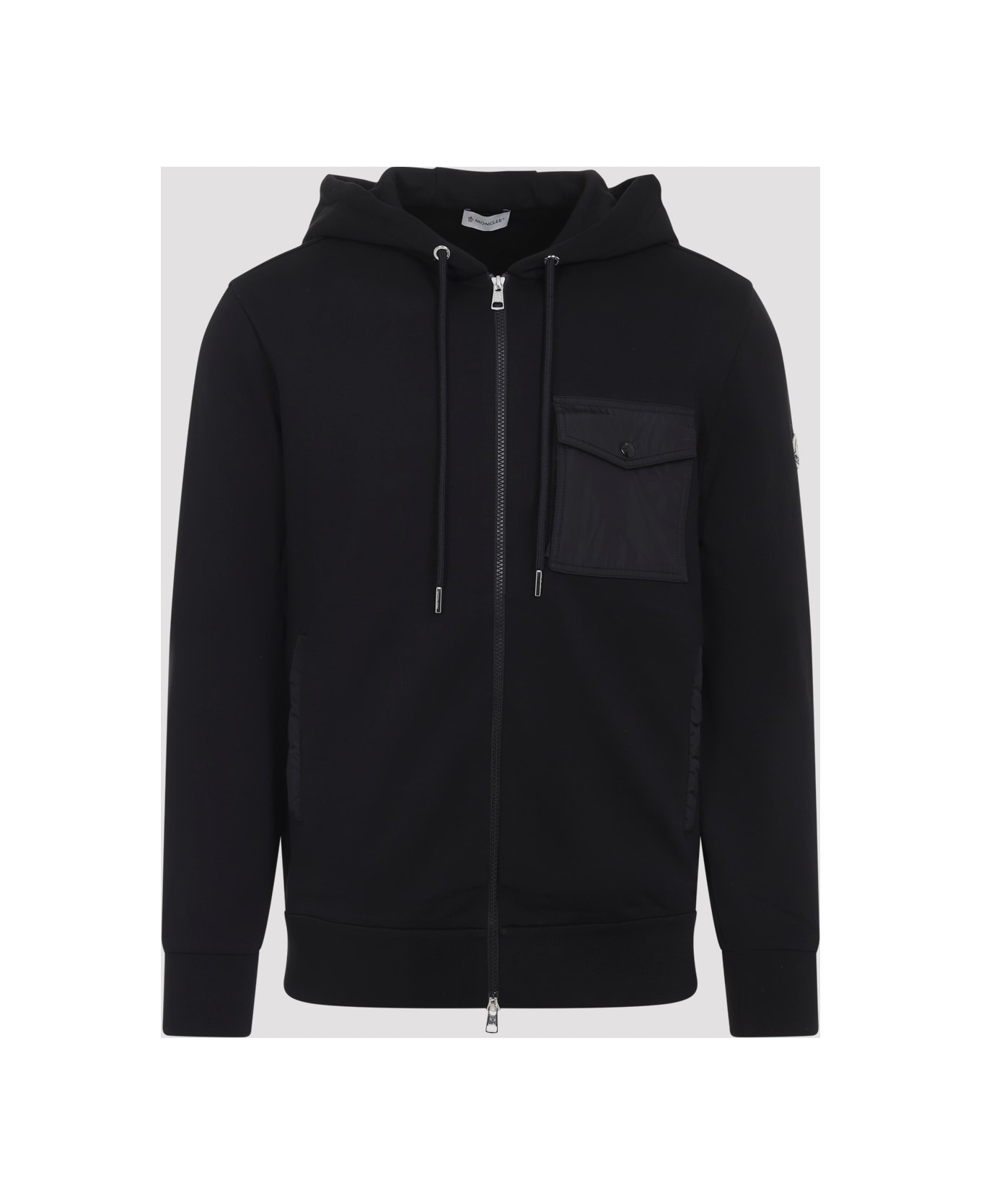 Moncler Zip Up Jacket - Black