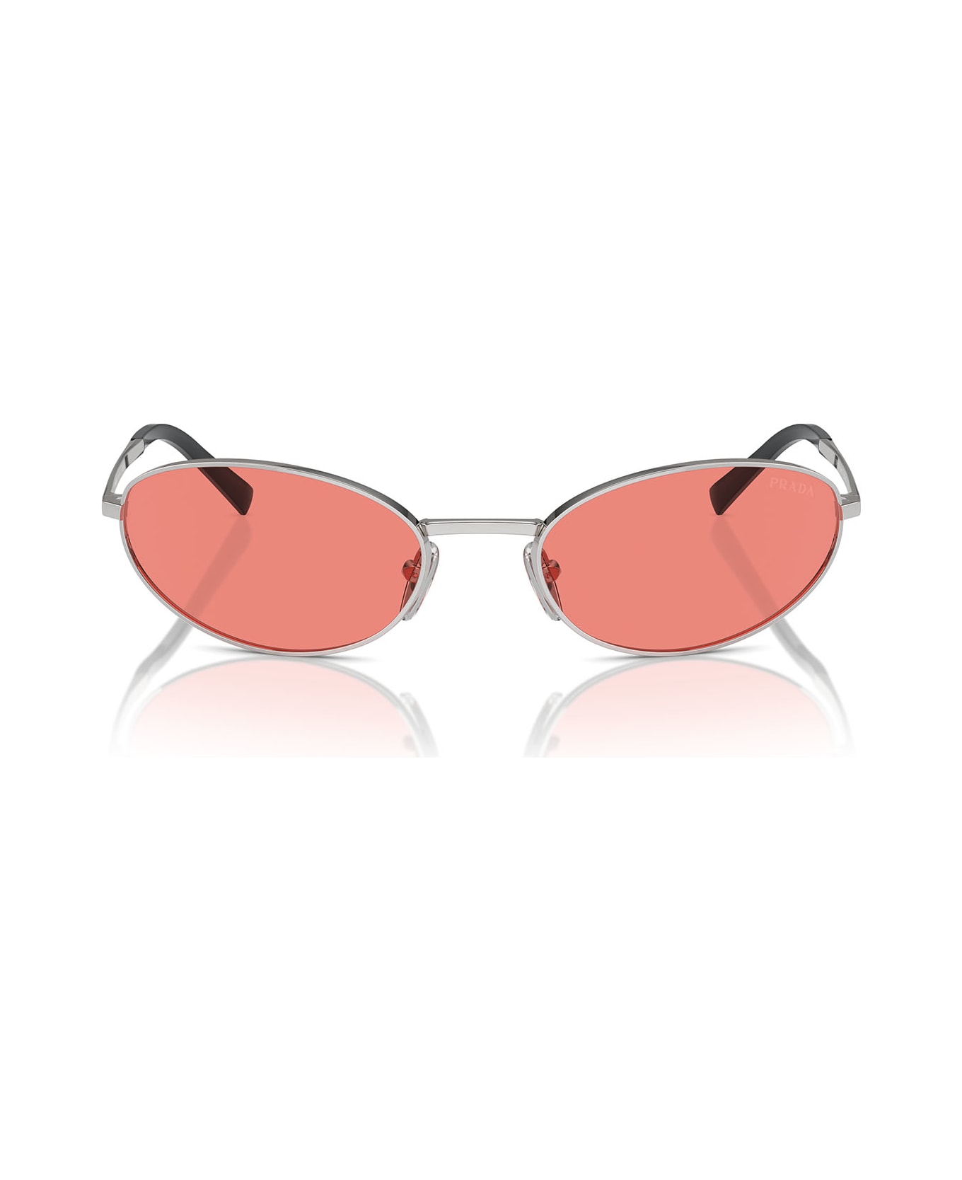 Prada Eyewear Pr A59s Silver Sunglasses - Silver