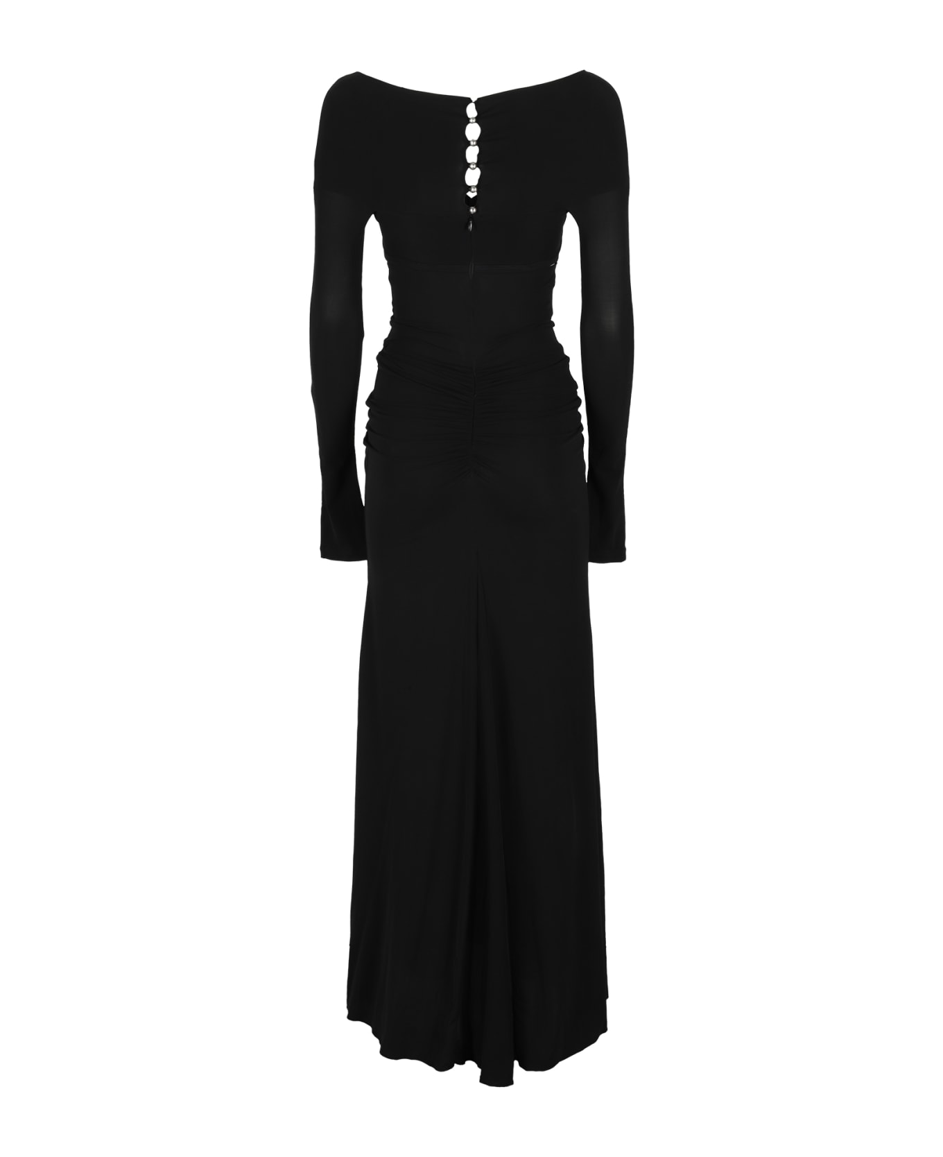 Paco Rabanne Robe Fitted - Black