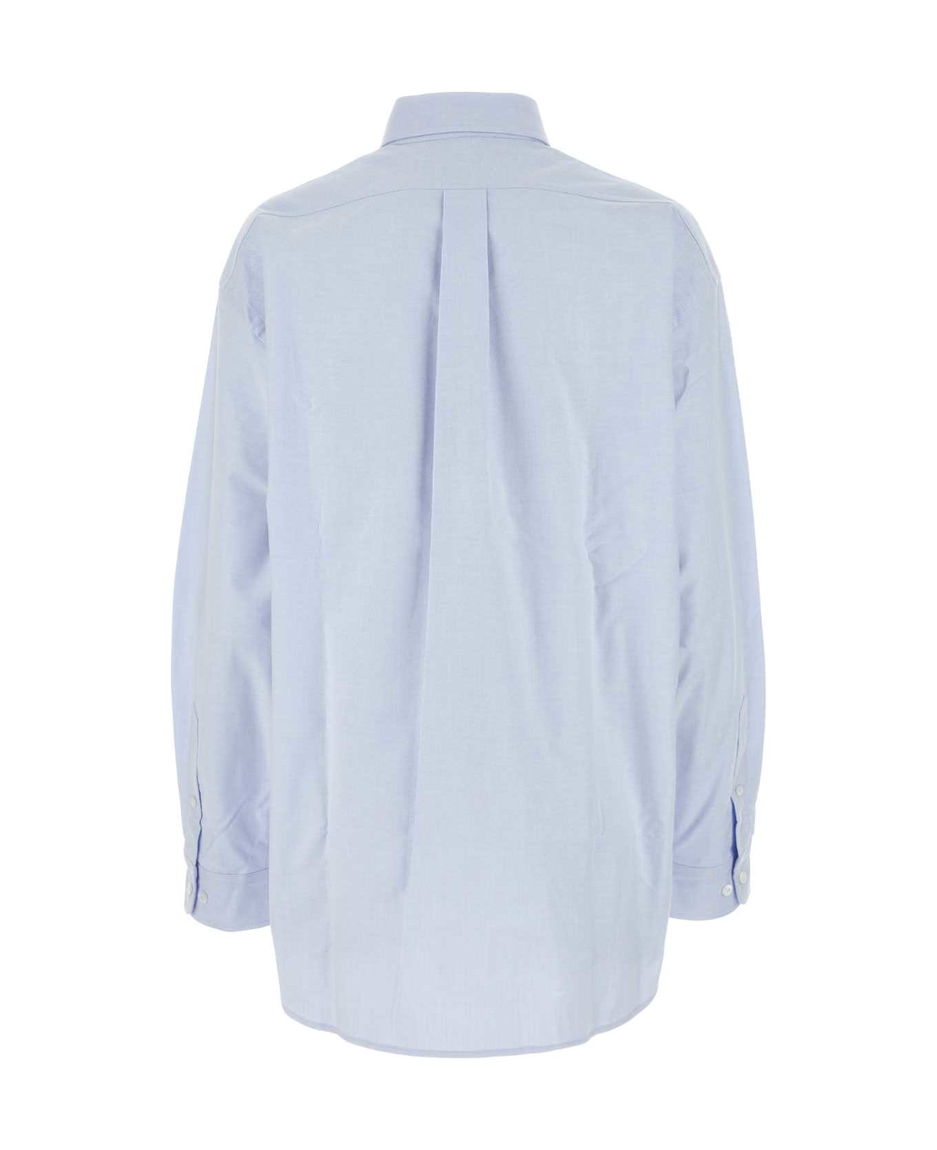 Prada Light Blue Oxford Oversize Shirt - CIELO