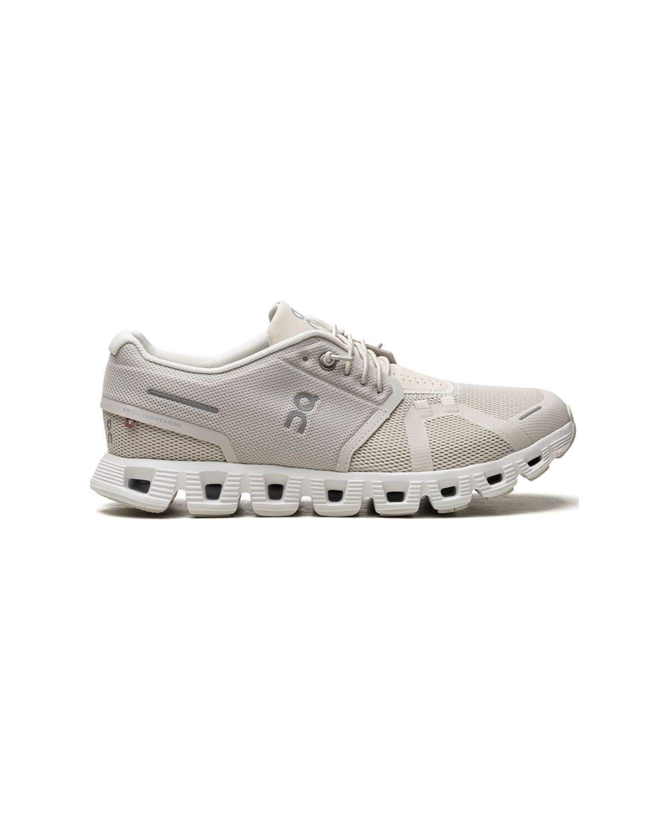 ON Cloud 5 Sneakers - Pearl White