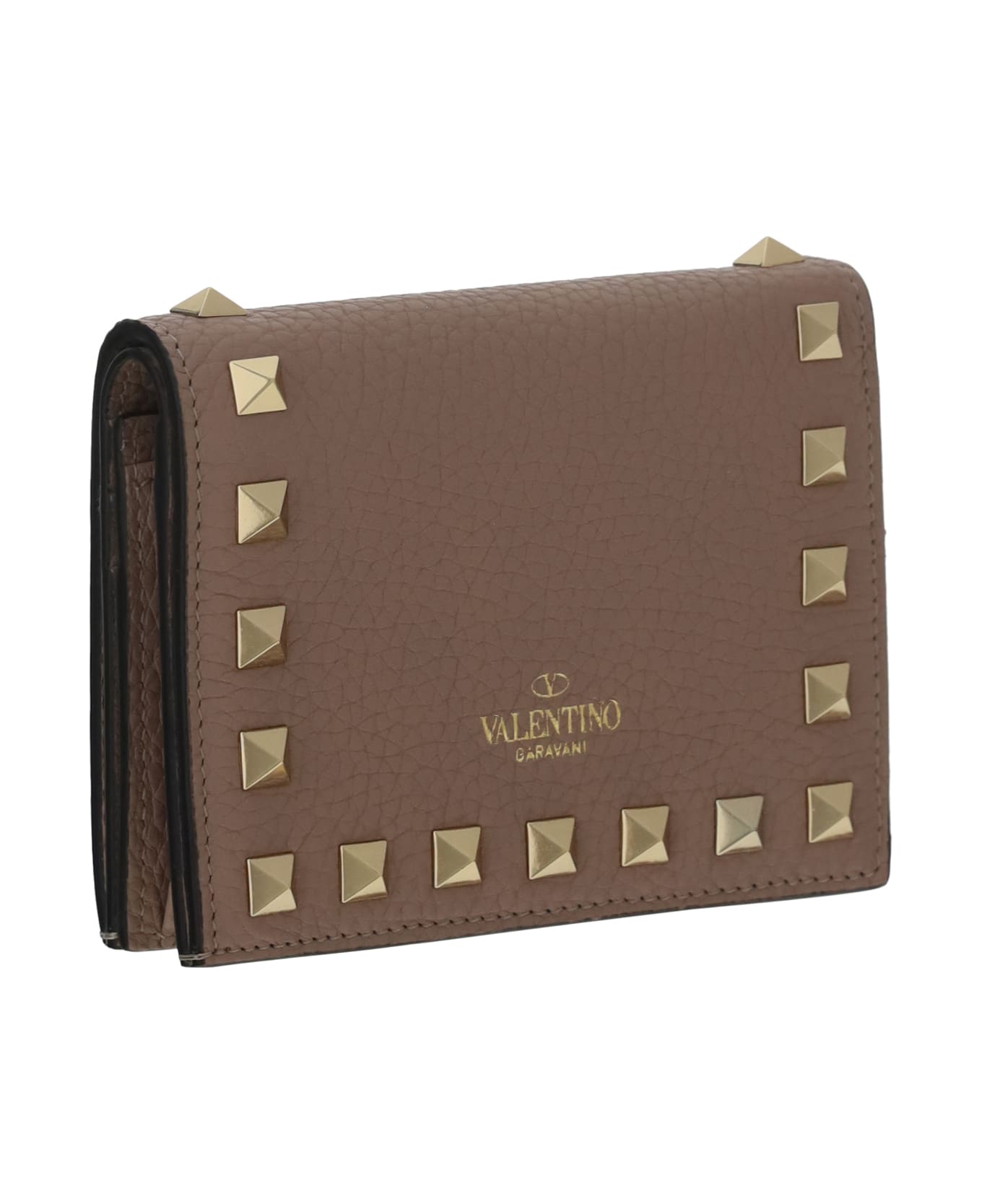 Valentino Garavani Rockstud Wallet - Poudre