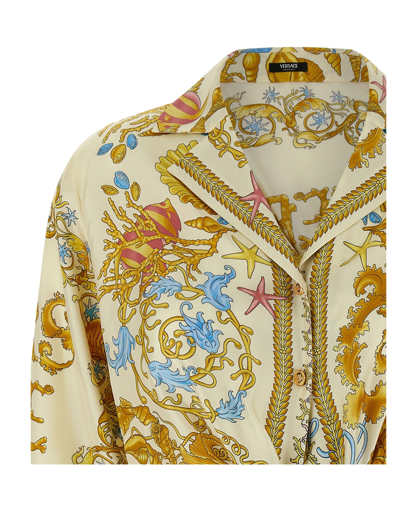 Versace 
underwater Barocco
 Shirt - Gold