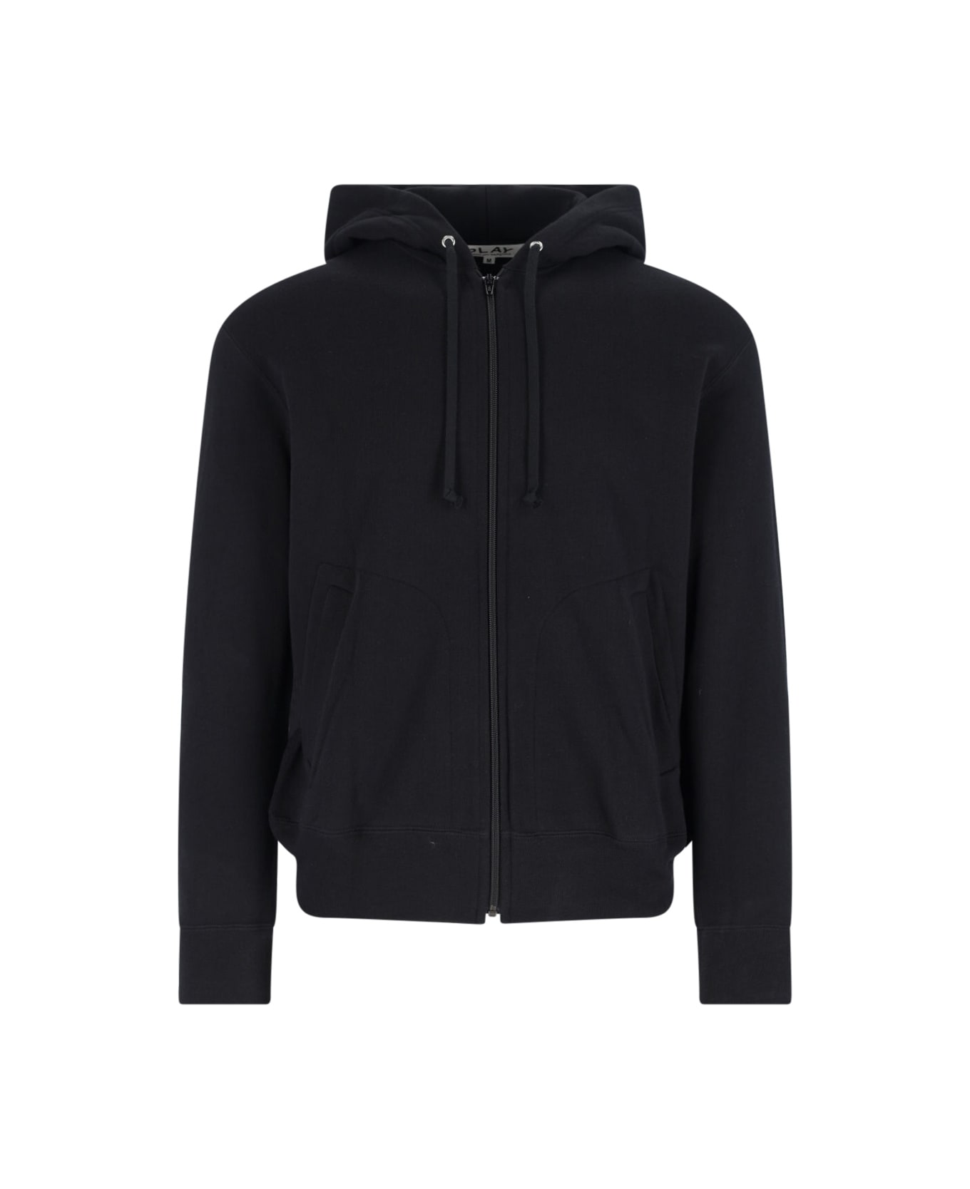 Comme des Garçons Play Logo Zip Sweatshirt - Black  