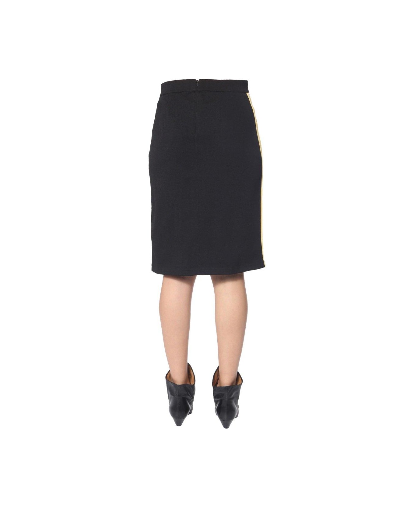 Marant Étoile Side Stripe Skirt - BLACK スカート