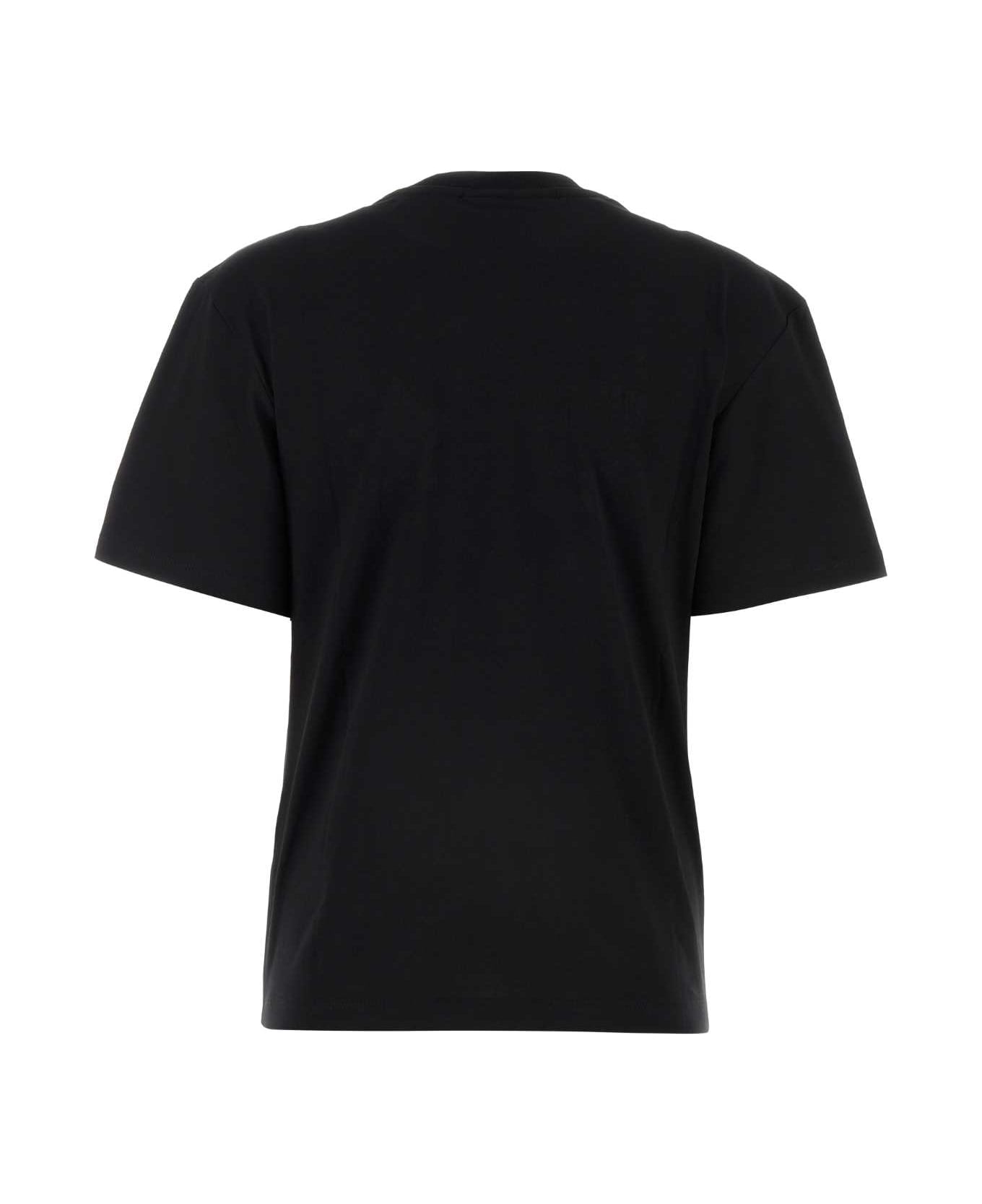 Chiara Ferragni Black Cotton T-shirt - Black