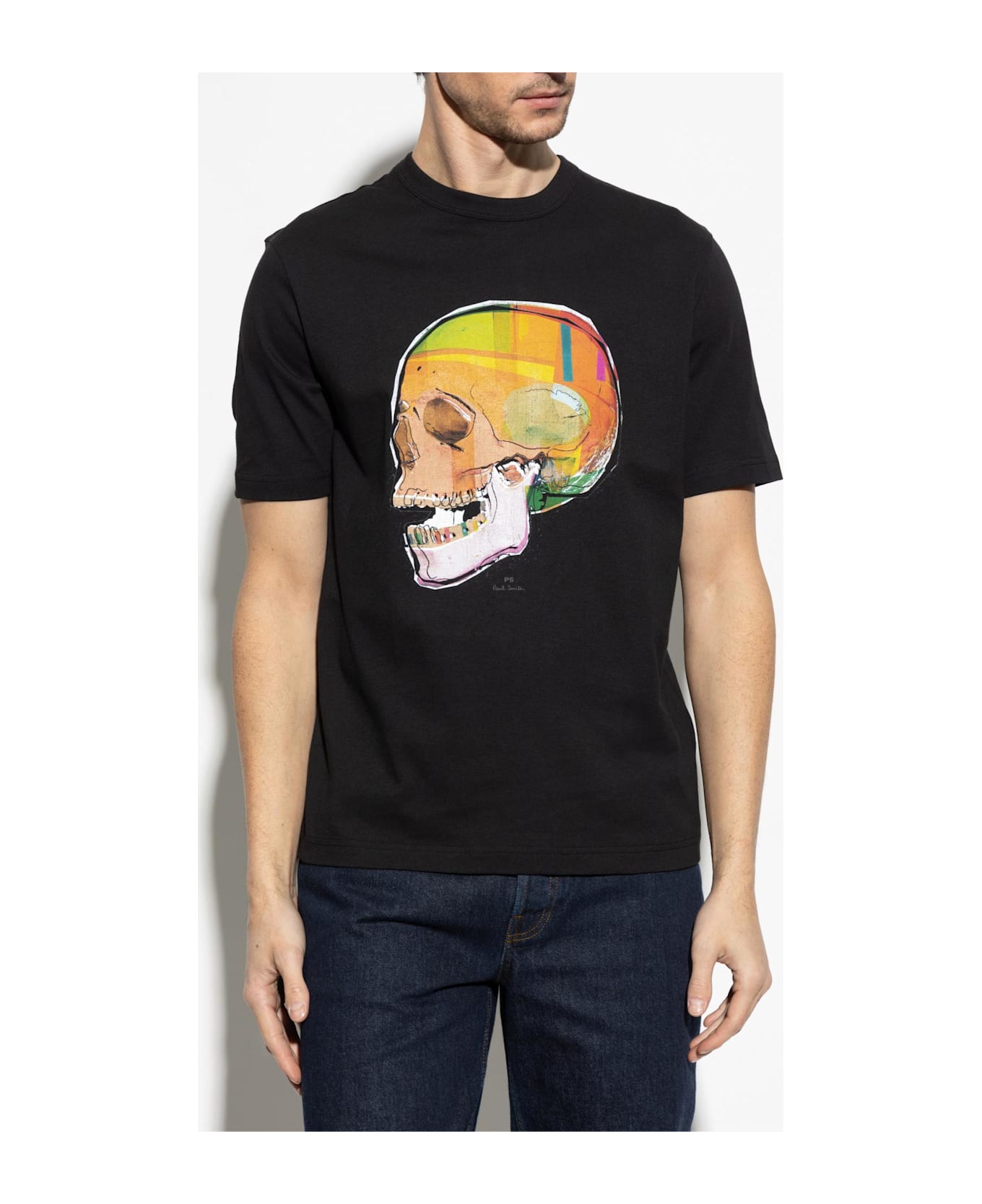 Paul Smith Ps Paul Smith T-shirt With Print - BLACK