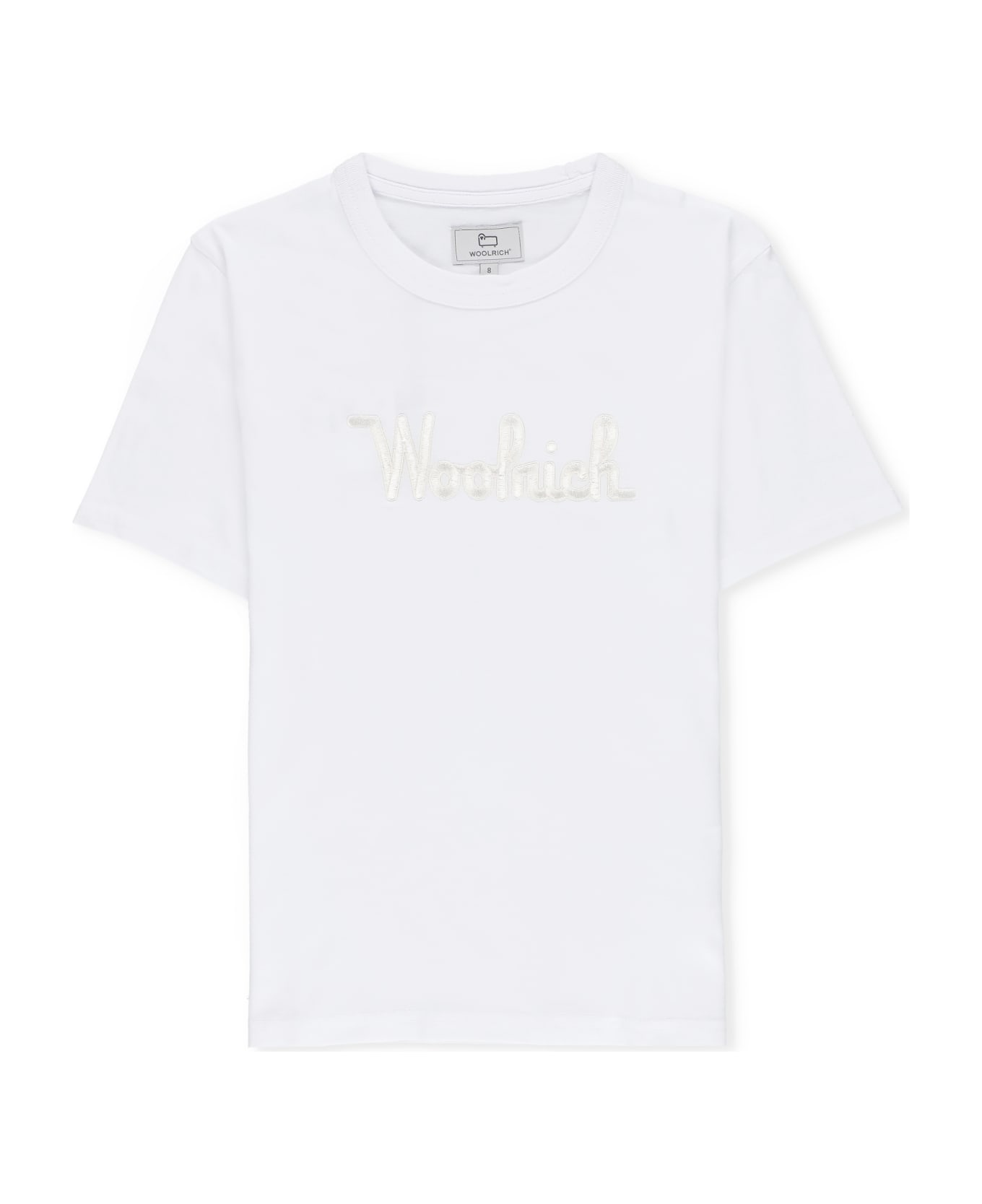 Woolrich T-shirt With Logo - White Tシャツ＆ポロシャツ