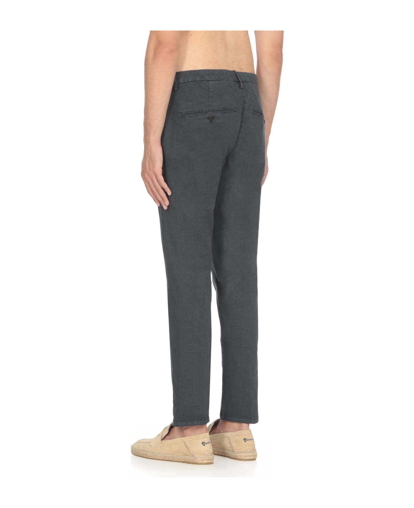 Dondup Linen Pants - Blue