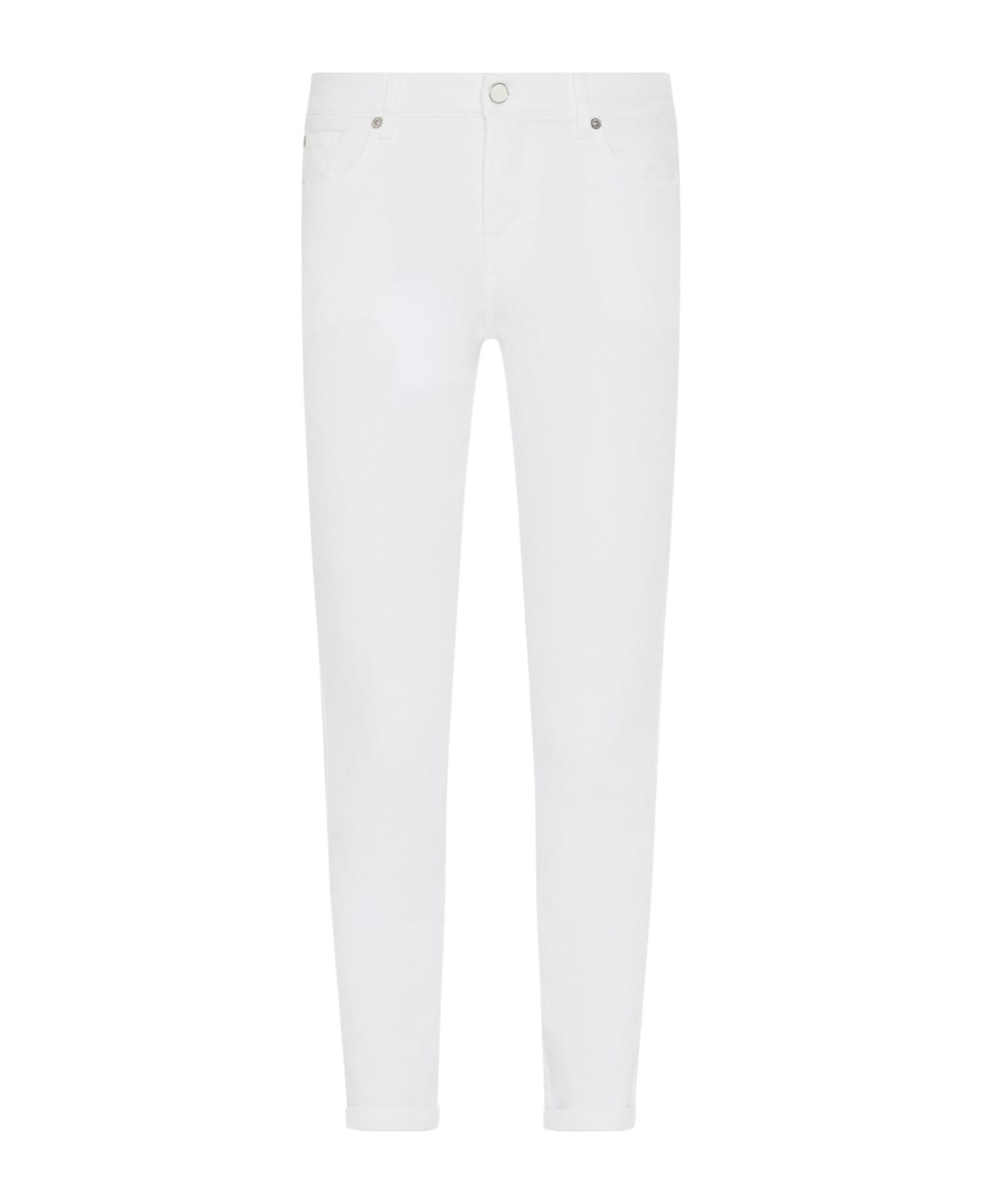 7 For All Mankind Josefina Luxe Vintage Soleil - White