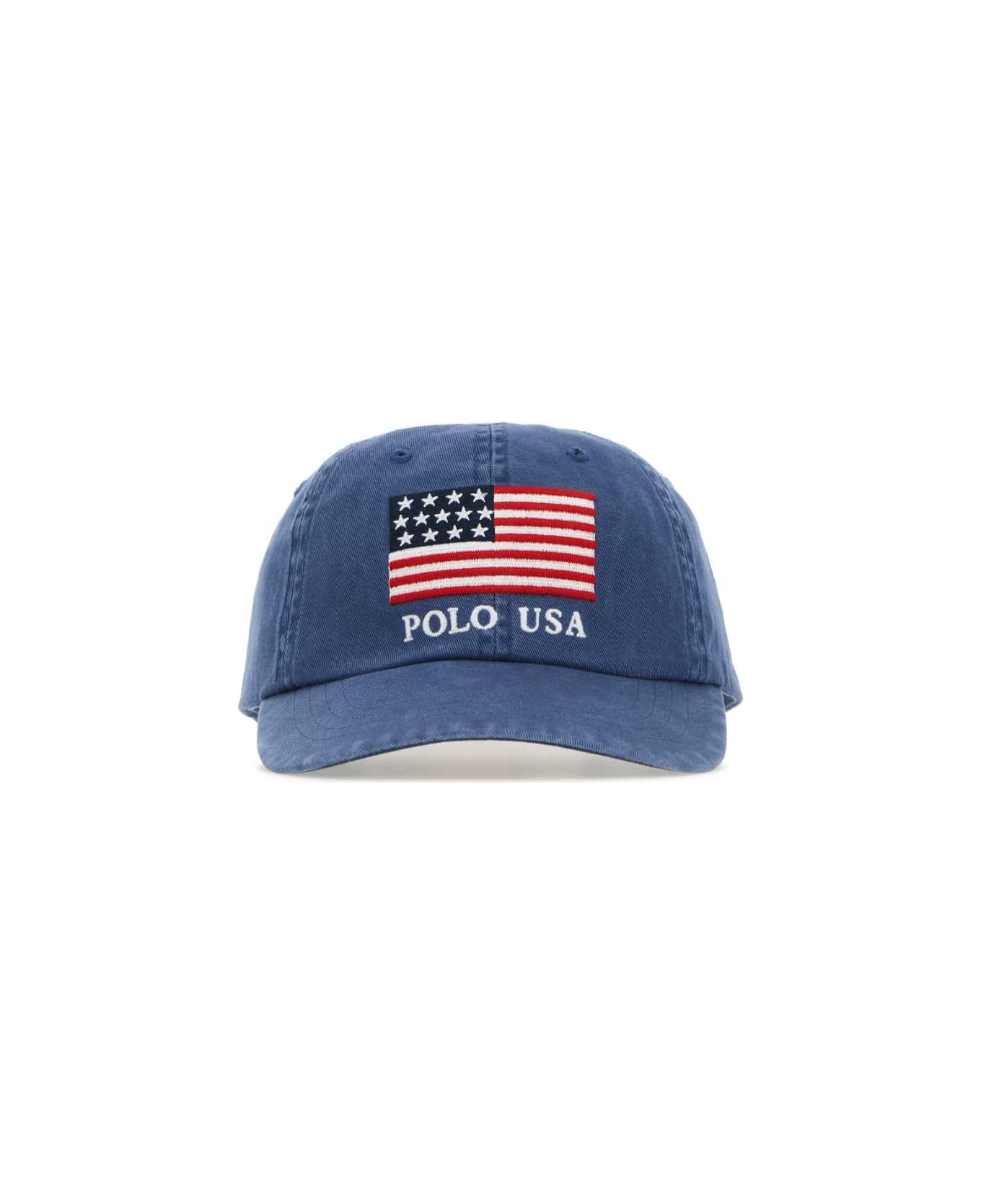 Polo Ralph Lauren Air Force Blue Cotton Baseball Cap - LIGHTNAVY 帽子
