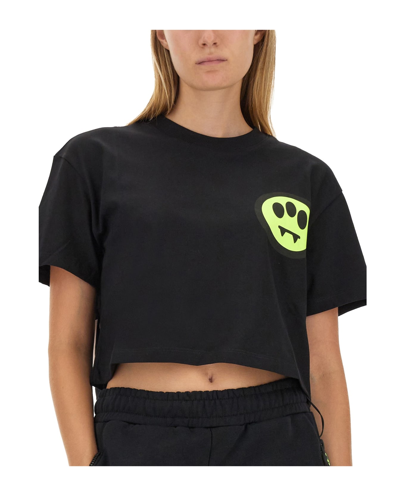 Barrow Cropped Fit T-shirt - Nero/black Tシャツ