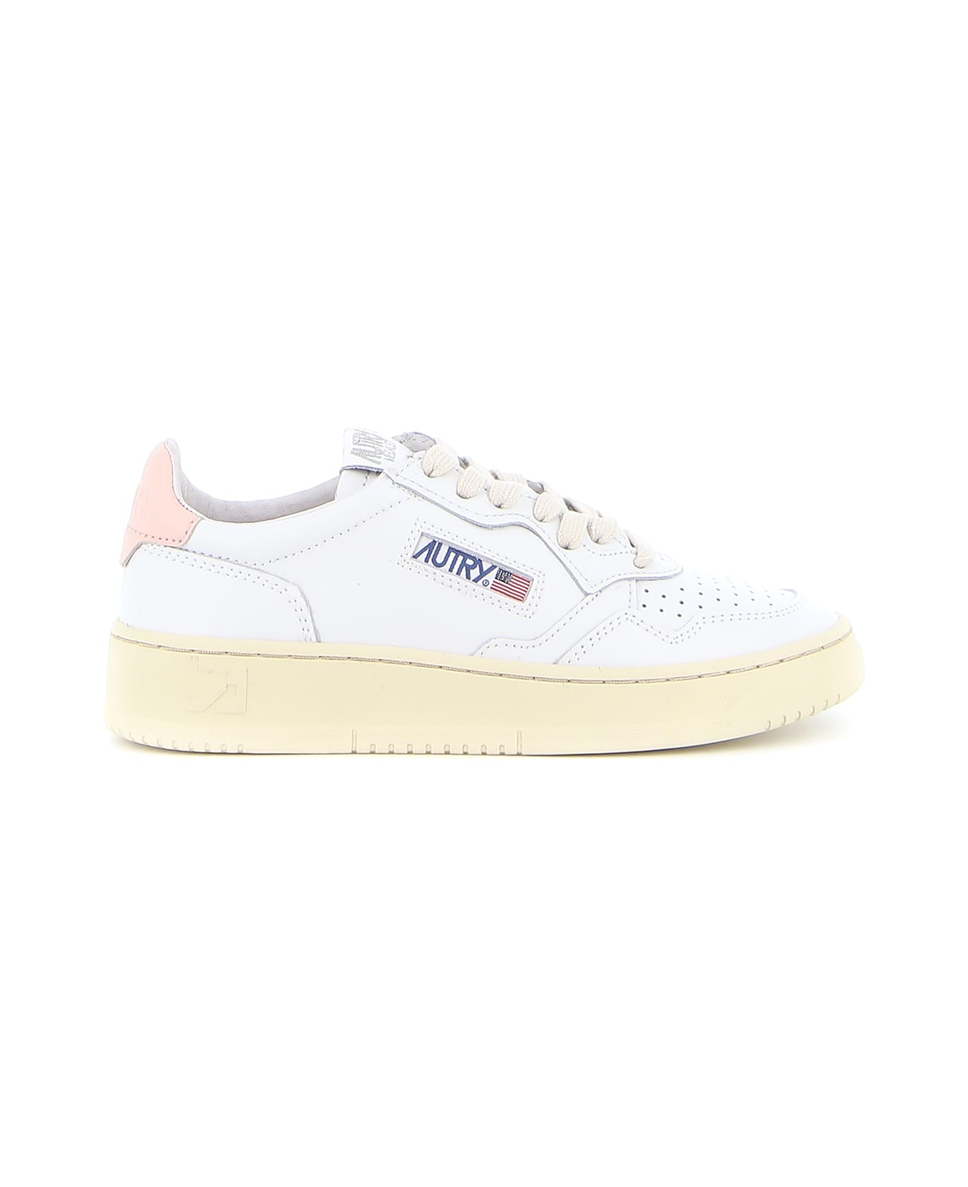 Autry Medalist Low Leat Leat Wht Pink - Wht Pink