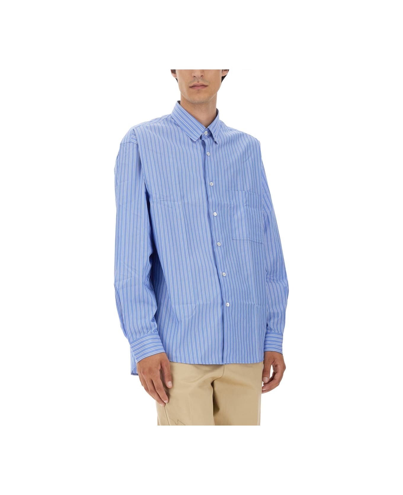 Lanvin Oversize Fit Shirt - BLUE