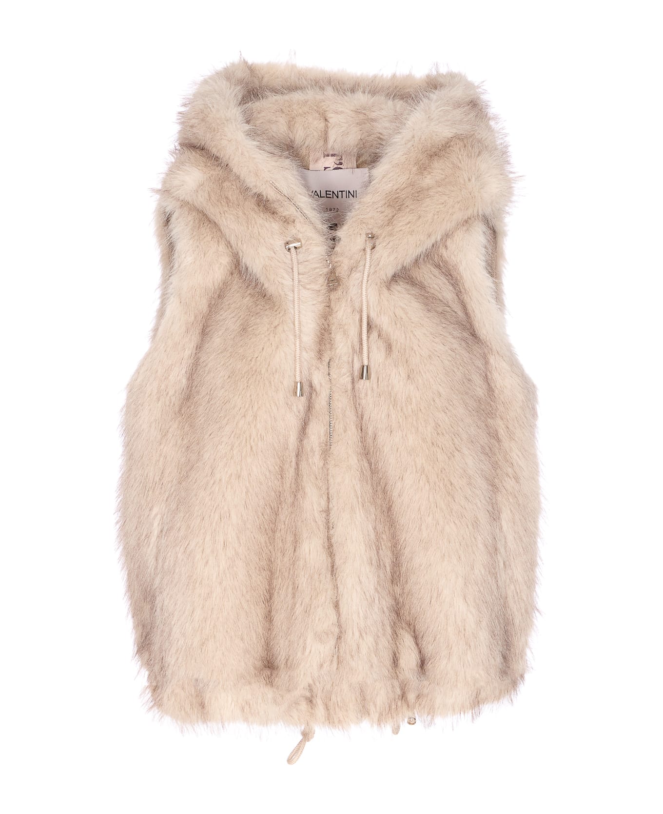 Valentini 1972 Eco Fur Vest - White
