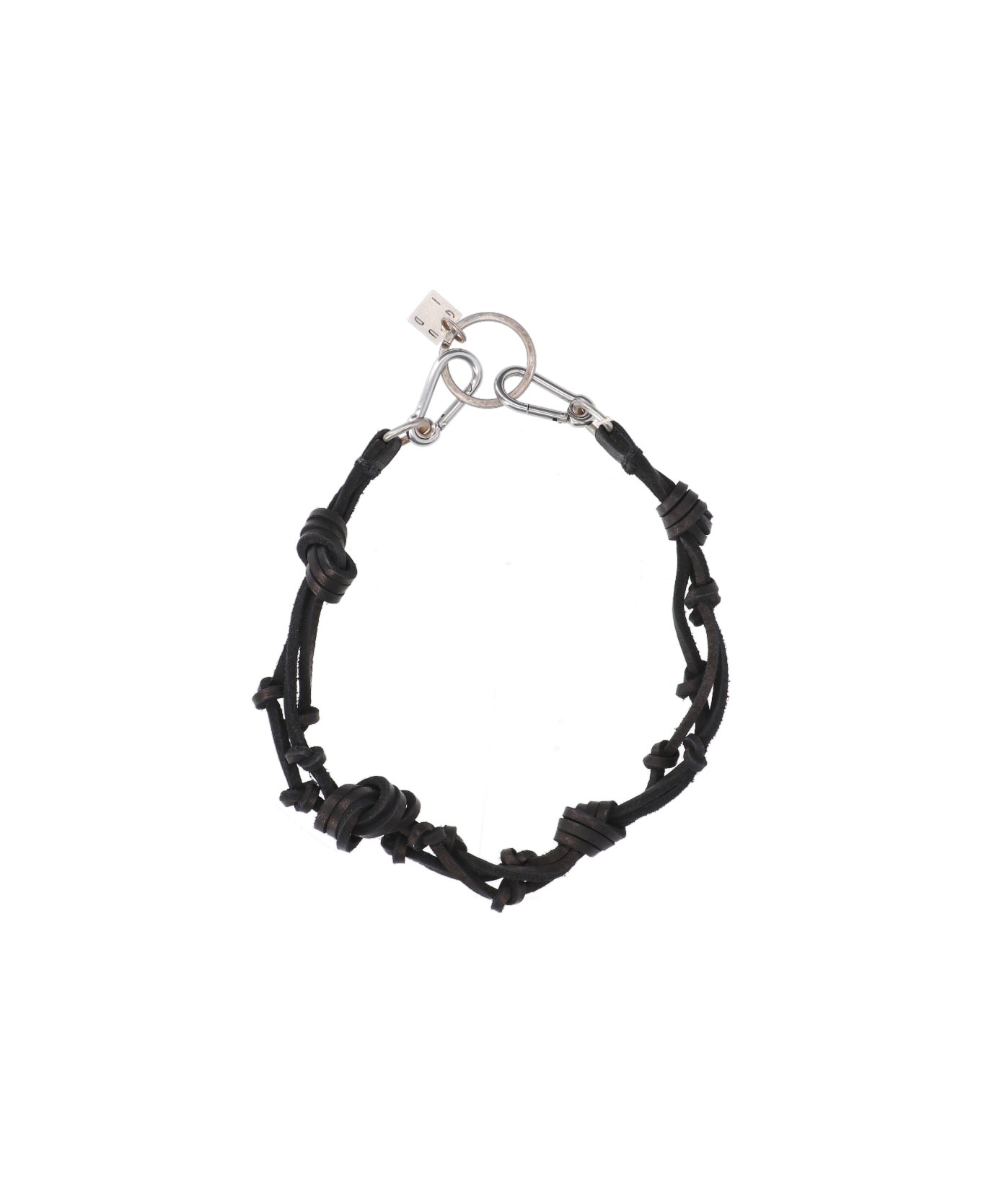 Guidi Knotted Keyring - Black  