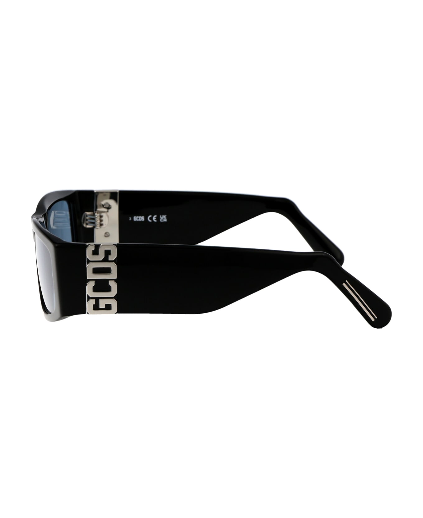 GCDS Gd0037 Sunglasses - 01V Nero Lucido/Blu
