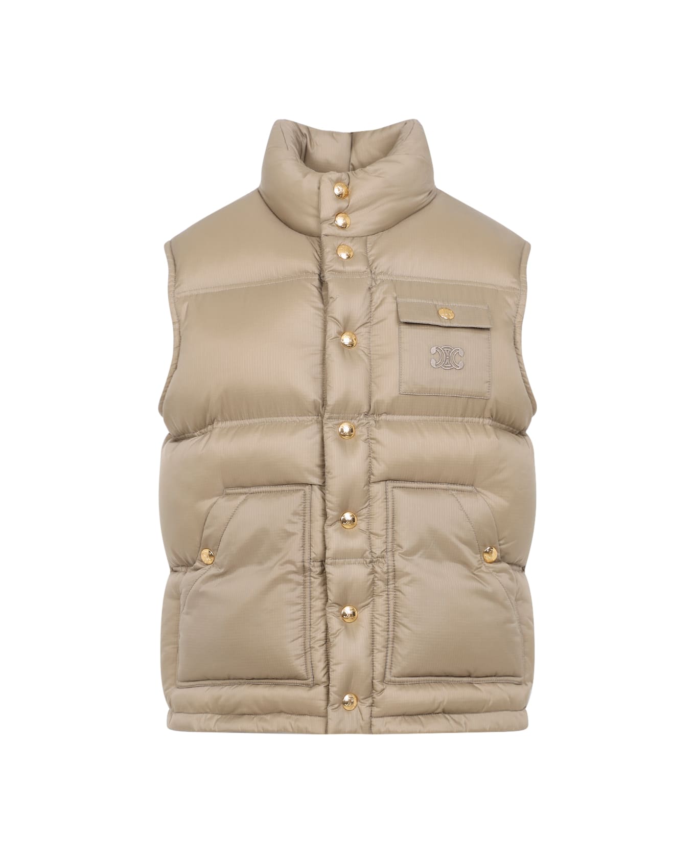 Celine Polyamide Gilet - Bg Beige