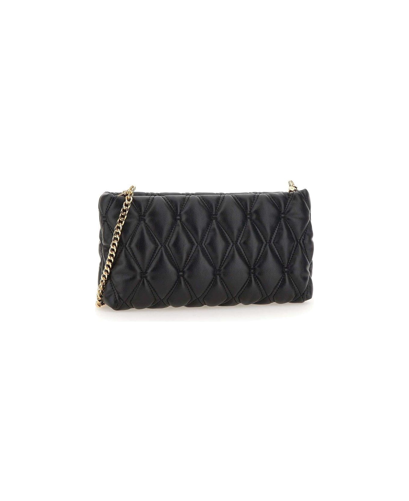 Elisabetta Franchi Chain-linked Quilted Shoulder Bag Elisabetta Franchi - BLACK