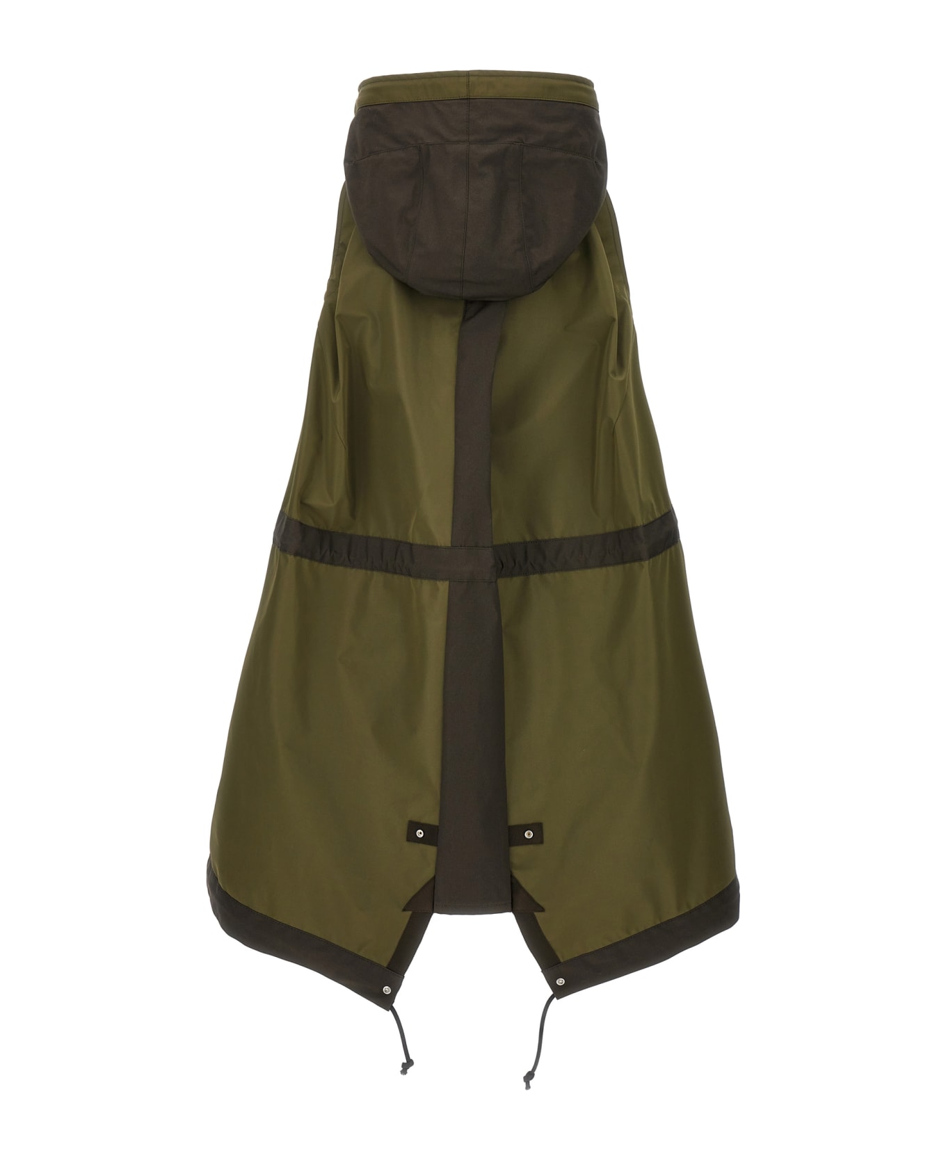 Sacai Two-material Vest - Green